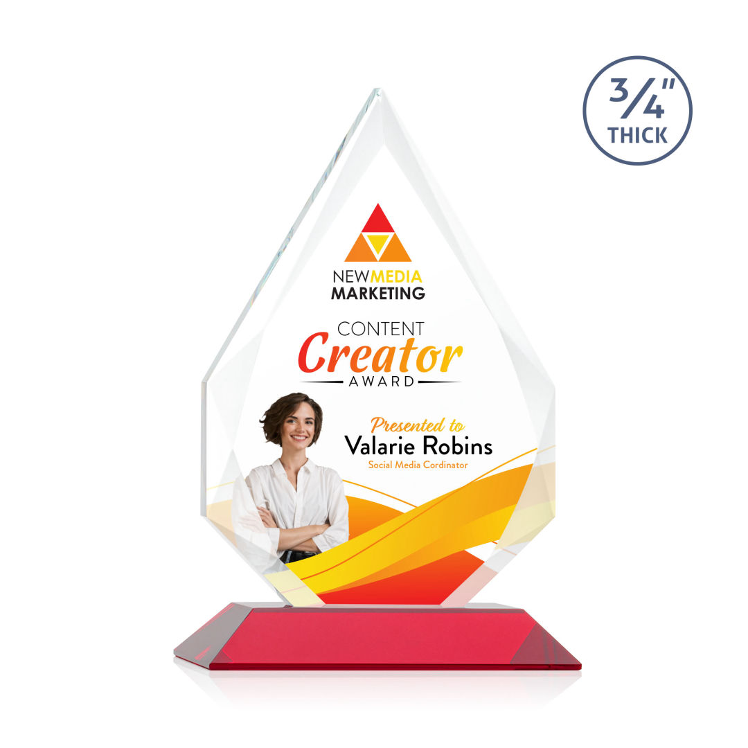 Hawthorne VividPrint™ Award - Red 3