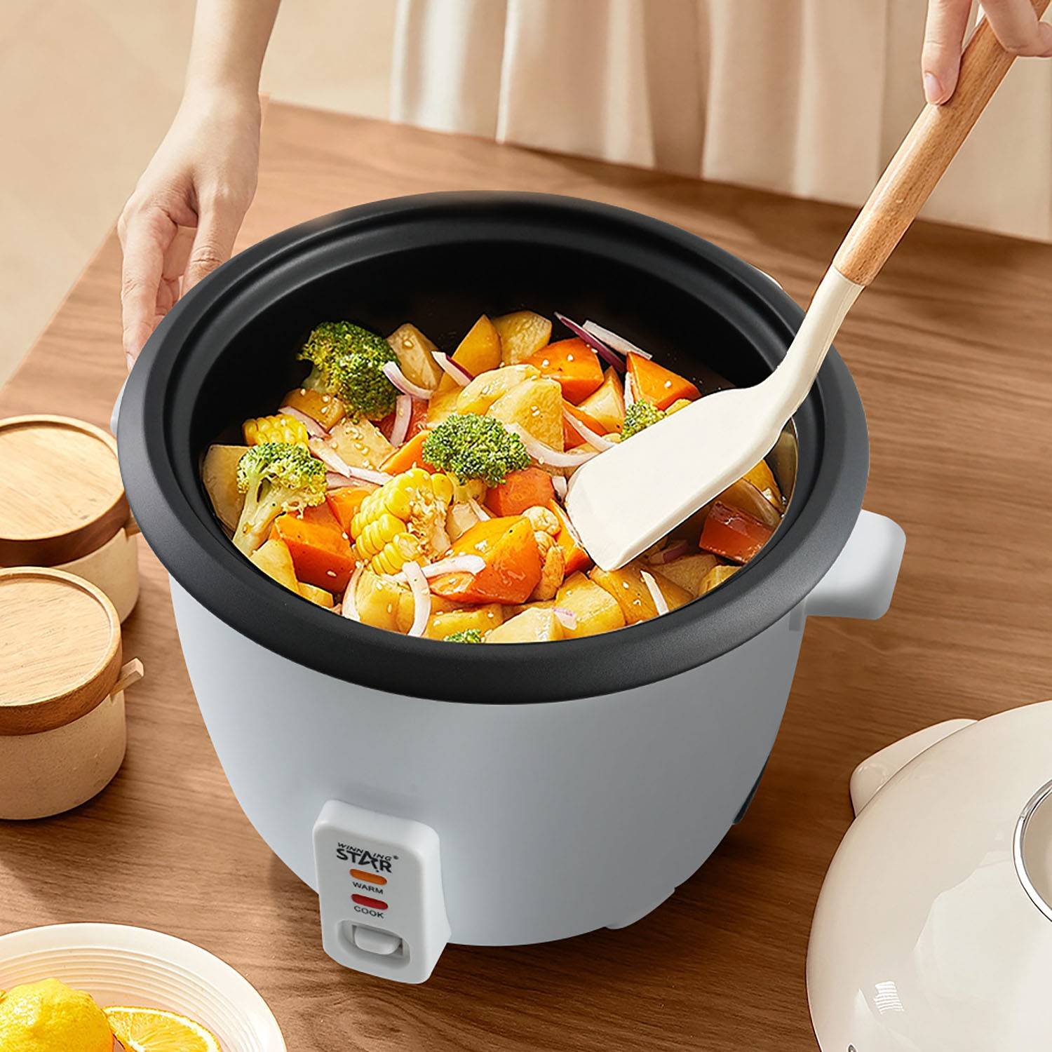 2 Quarts Multifunctional Rice Cooker 3