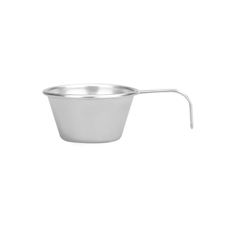 1Oz Stainless Steel Mini Shala Cup with Handle for Outdoors 2
