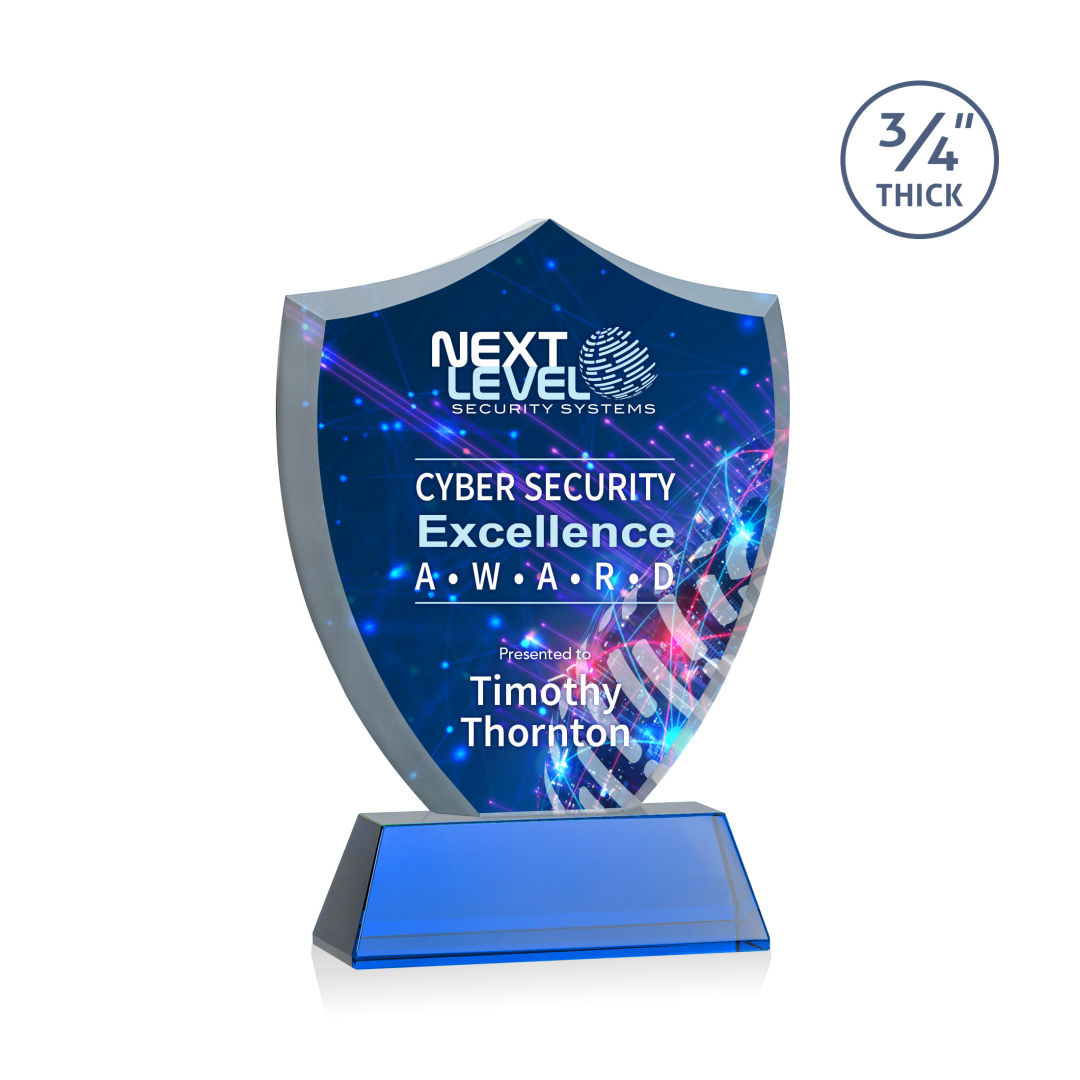 Scudo Shield VividPrint™ Award on Newhaven - Blue 6