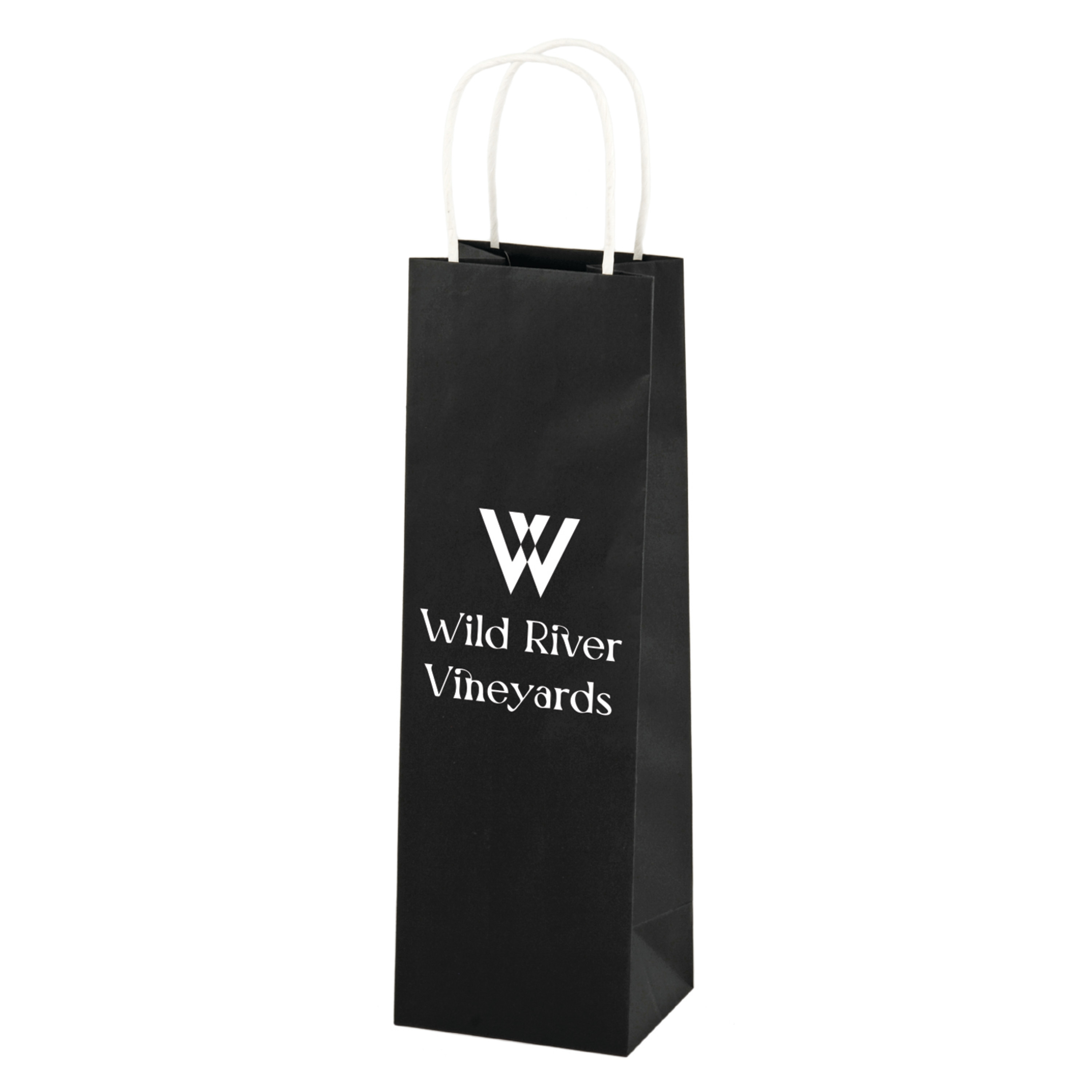 Black 1-Bottle Kraft Bag 2