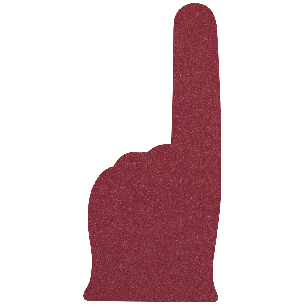 8" Classic #1 Finger Foam Mini 17