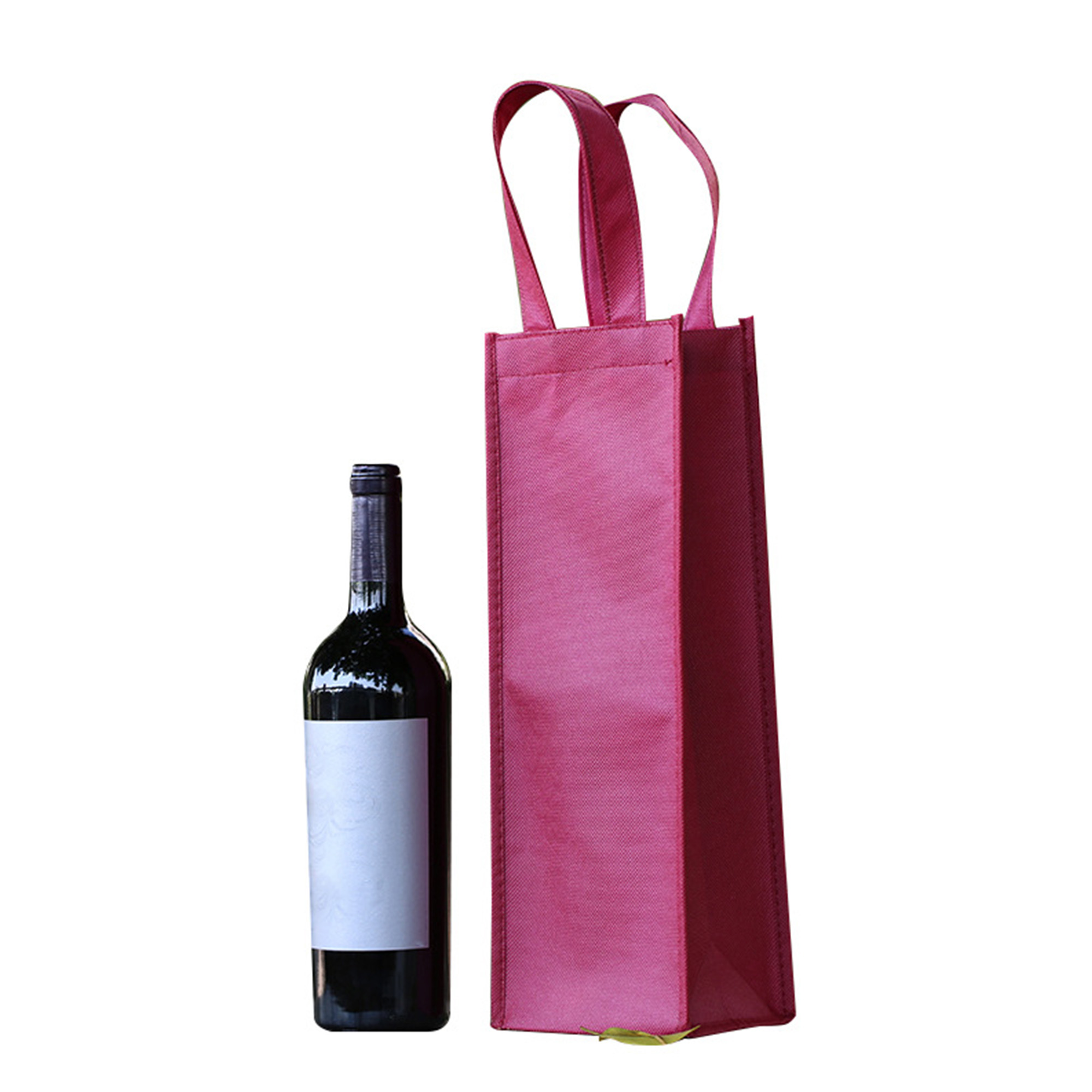 Non-Woven Single Wine Bottle Bags 1