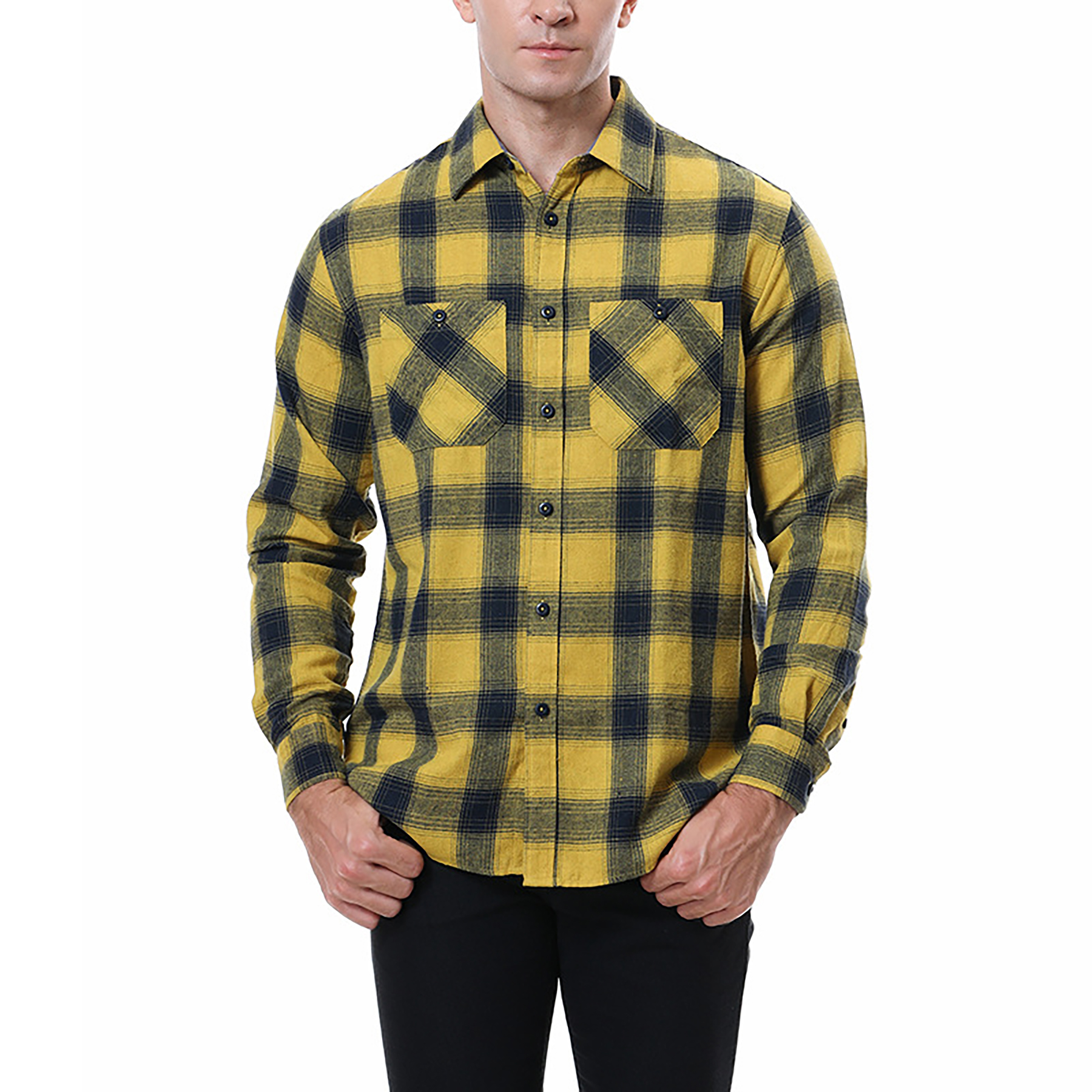 Men's Flannel Plaid Shirt 10