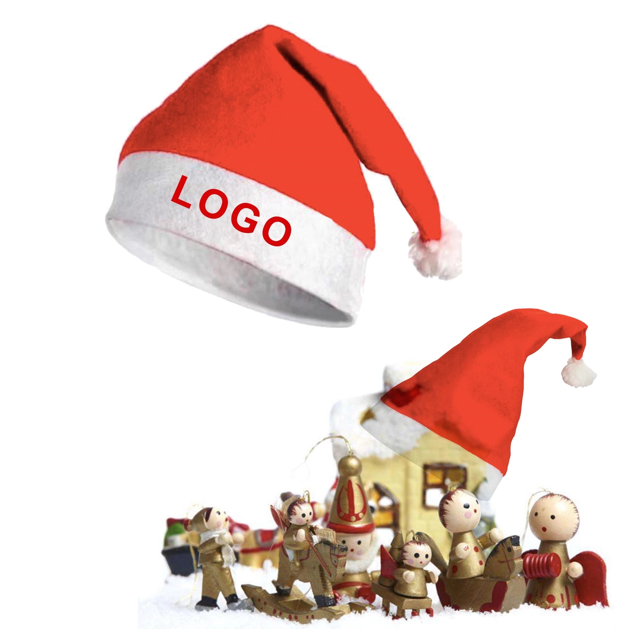 Plush Christmas Santa Hat 2