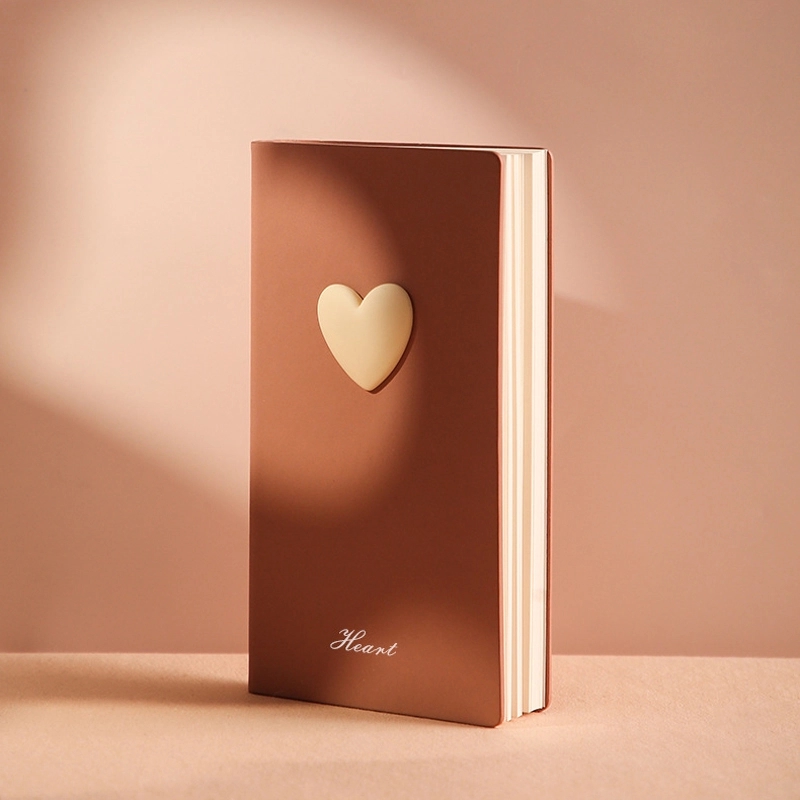 PU Leather A7/48K Heart To-Do List & Pocket Notebook 15