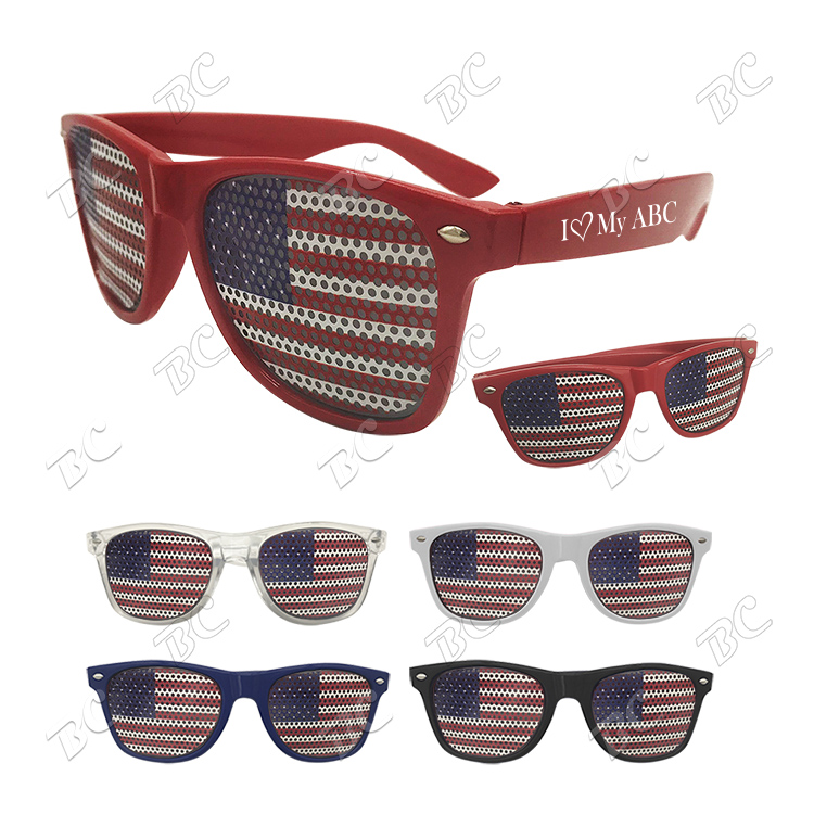 Free Shipping American Flag Lens Sunglasses 4