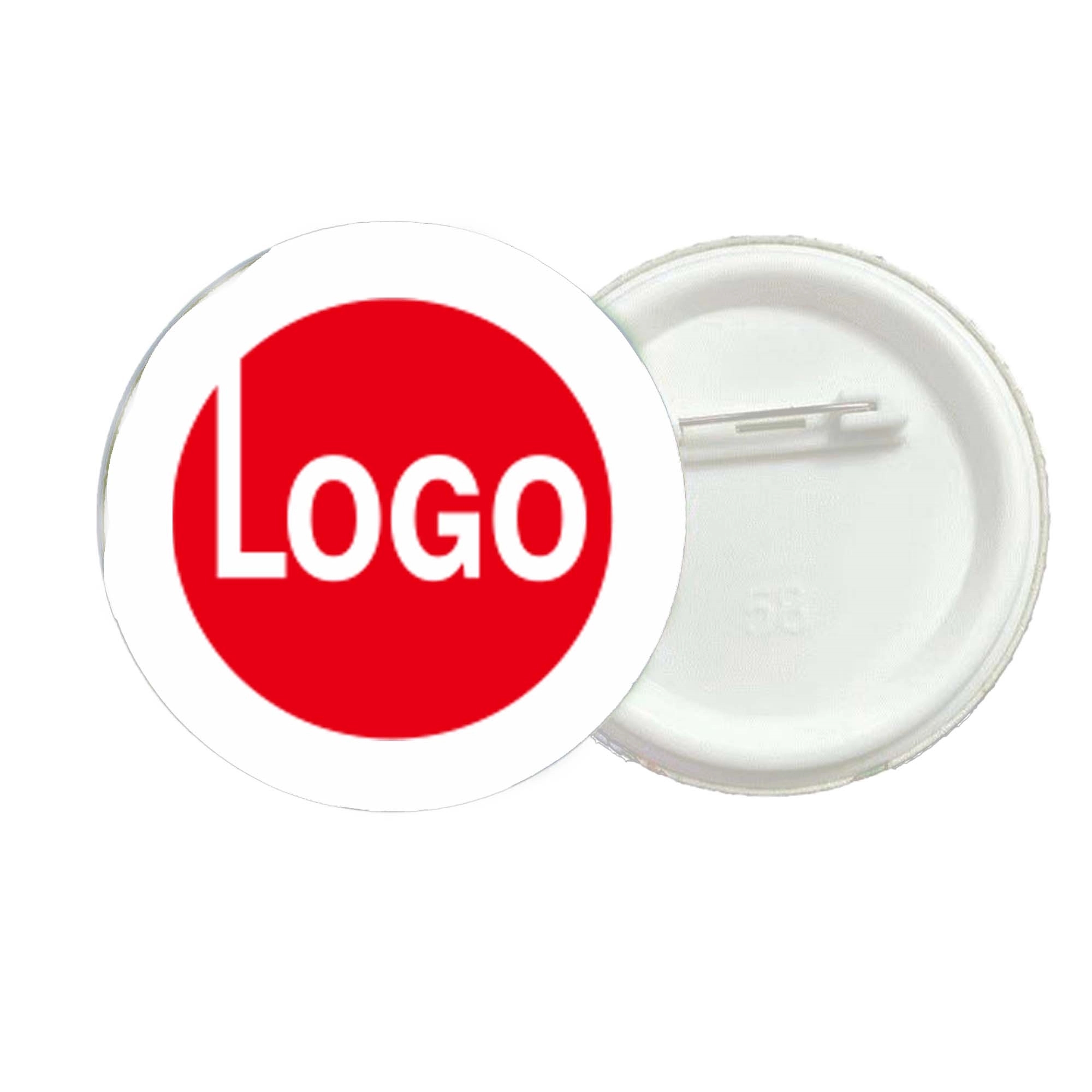 Round Tinplate Brooch Buttons 3