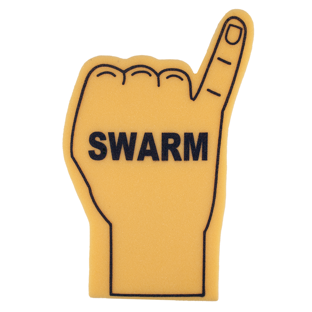 18" Pinkie Up Foam Mitt 10