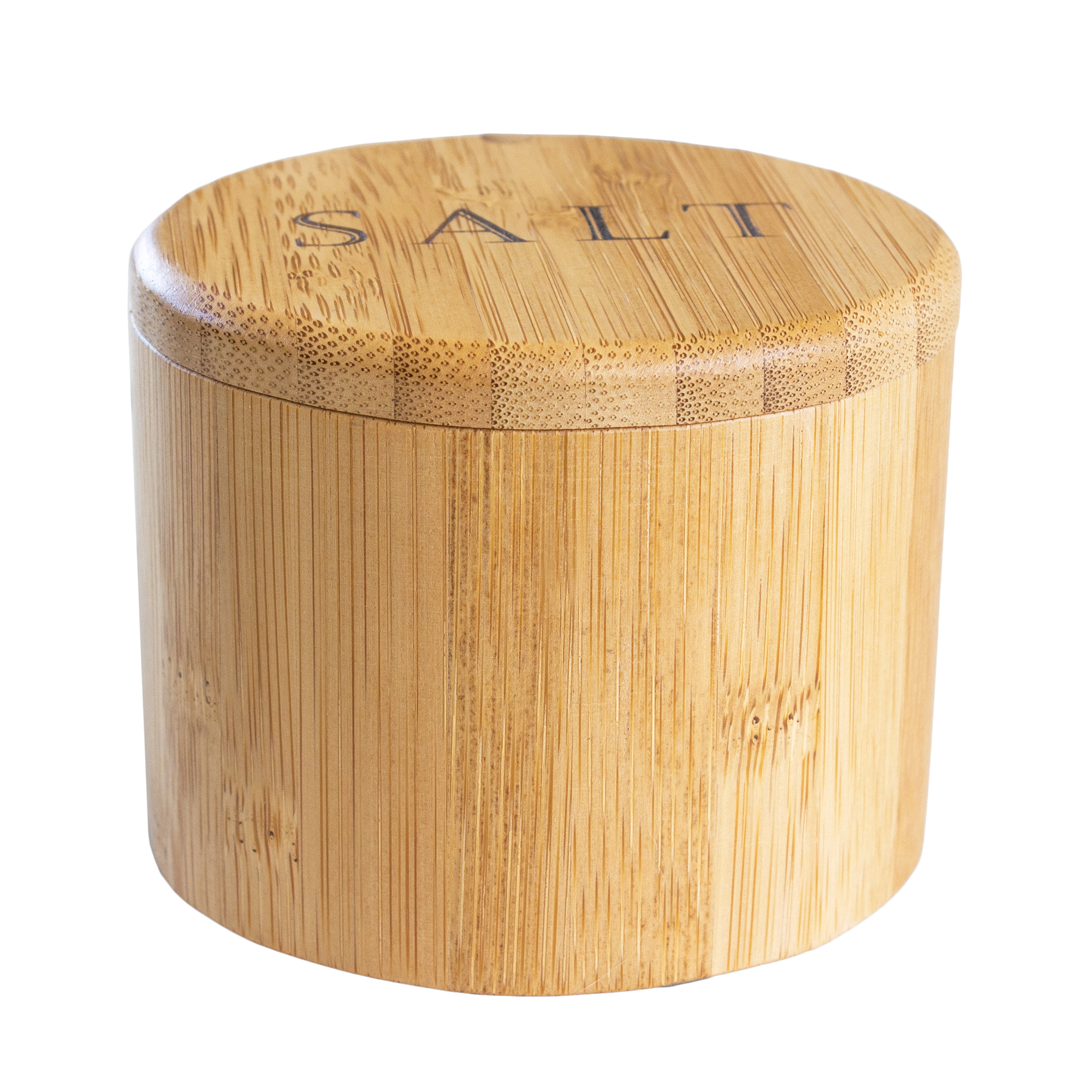 Salt Box with Magnetic Swivel Lid, "Salt" Engraving on Lid 8