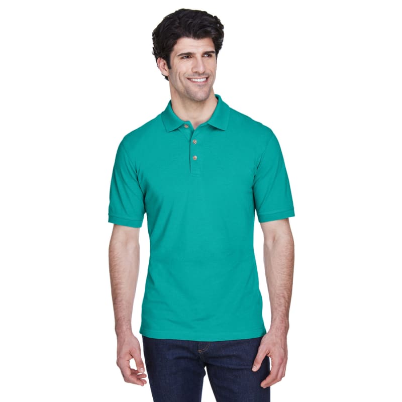 UltraClub Men's Classic Piqué Polo 17