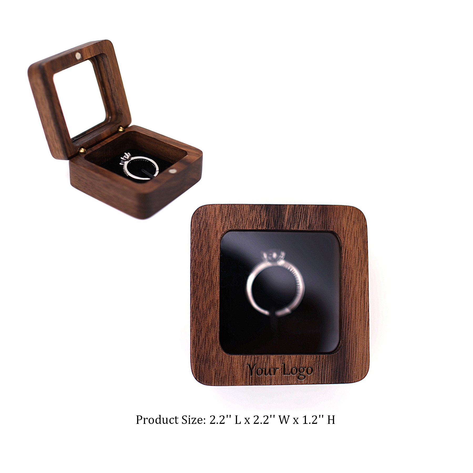 Compact Eco-Friendly Wood  Jewelry Box 2