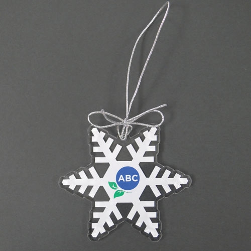 Acrylic Ornament Snowflake 2