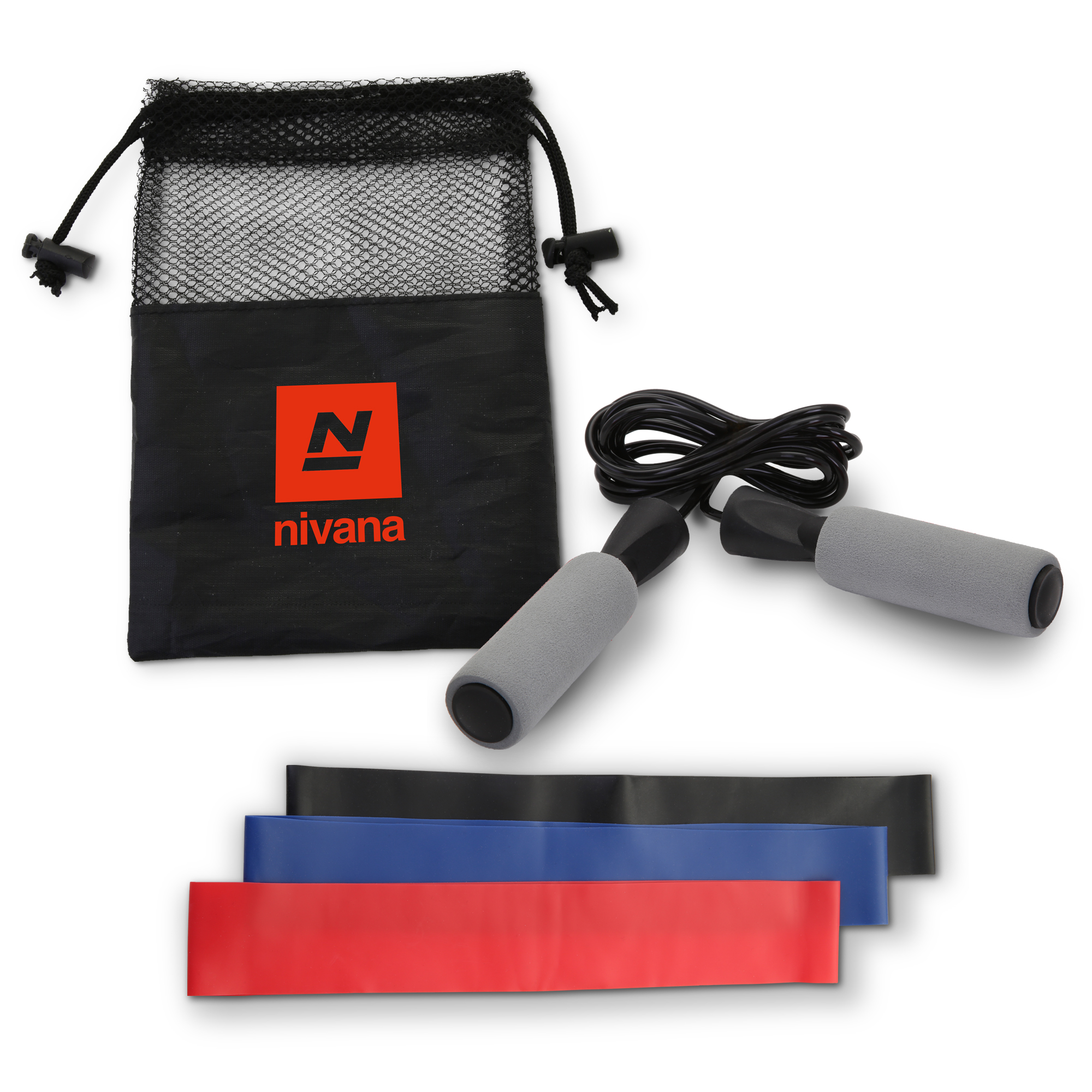 Jump Rope & Resistance Band Exercise Kit 8
