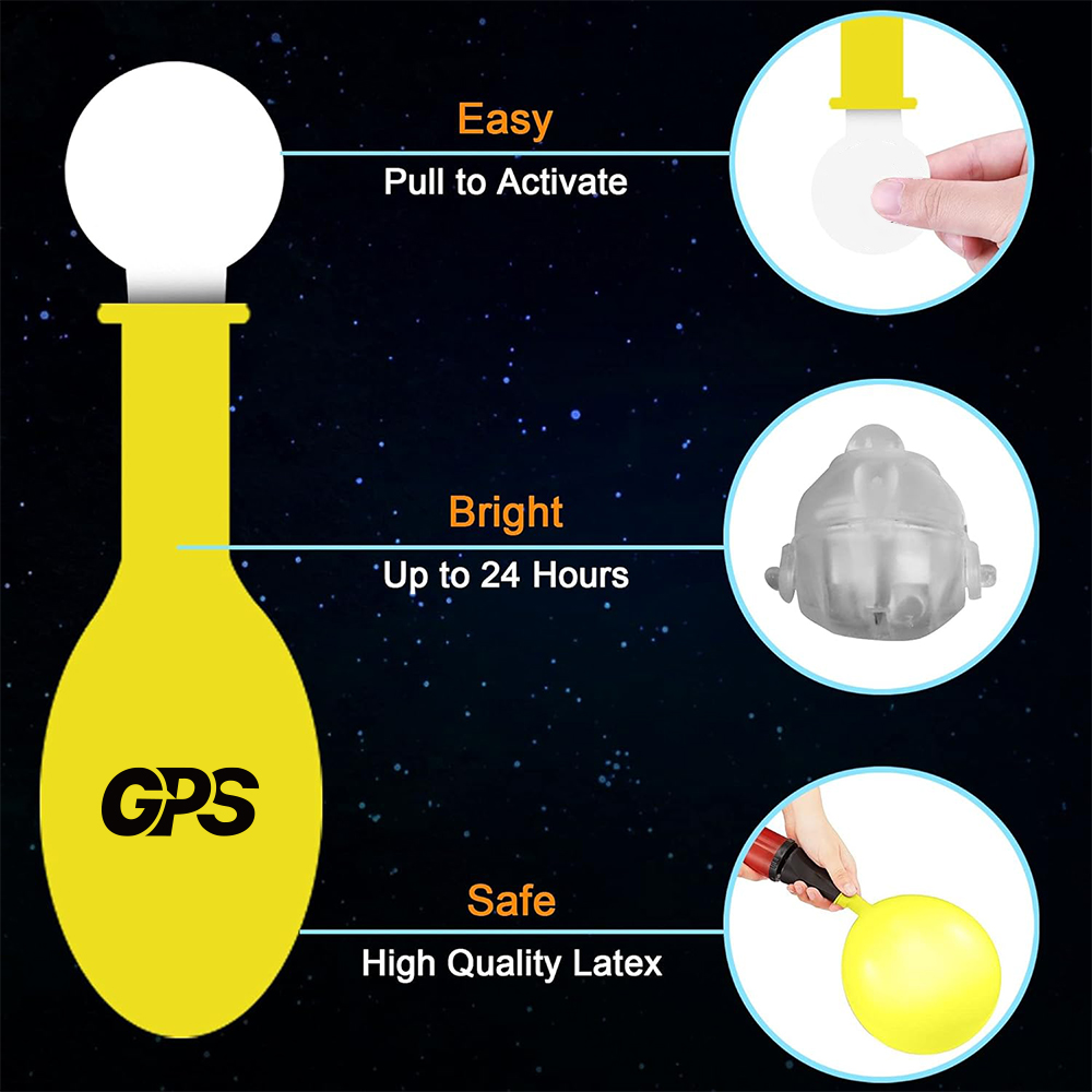 LED Colored Latex Party Birthday Balloon 3