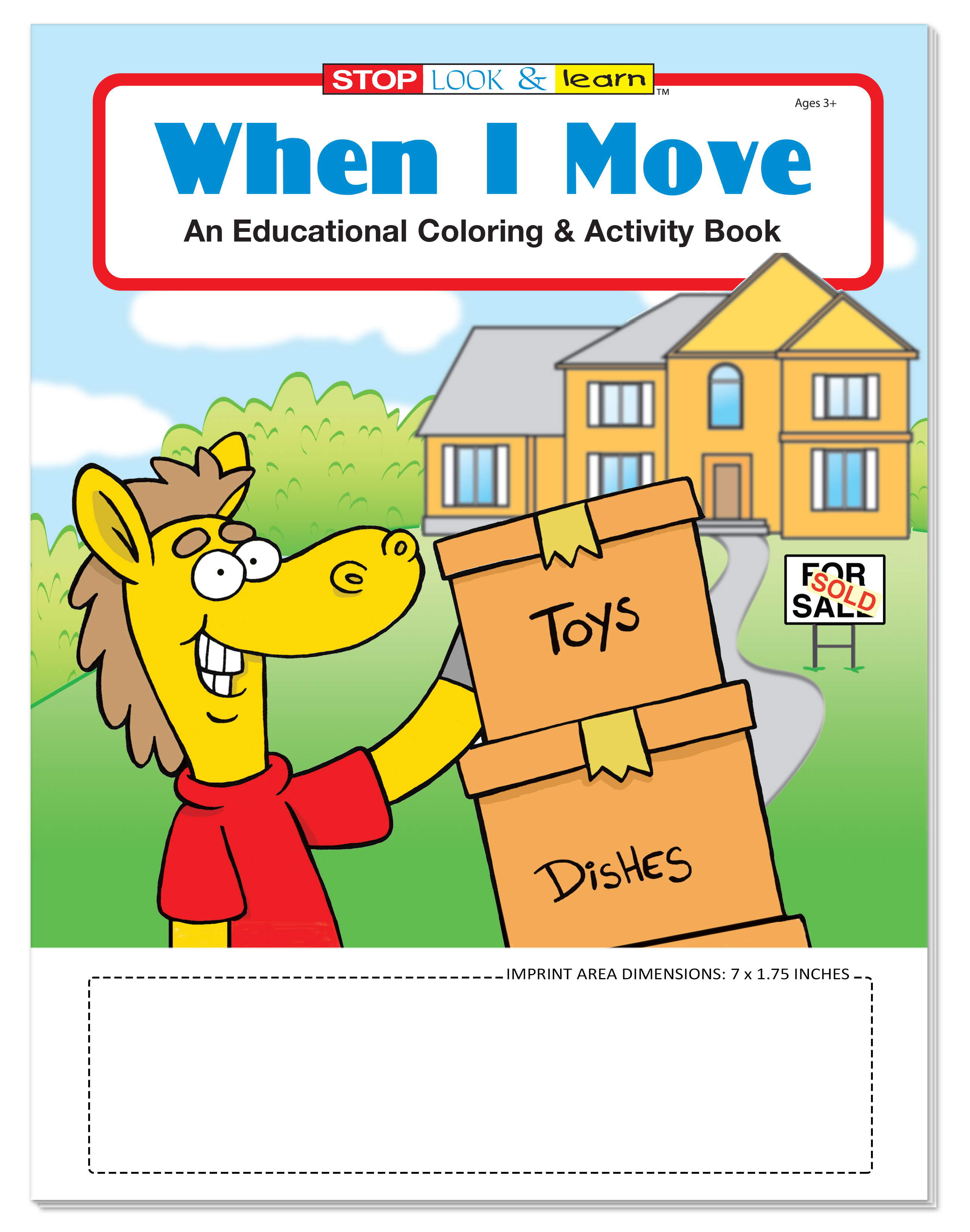 COLORING SET - When I Move Coloring Book Fun Pack 3