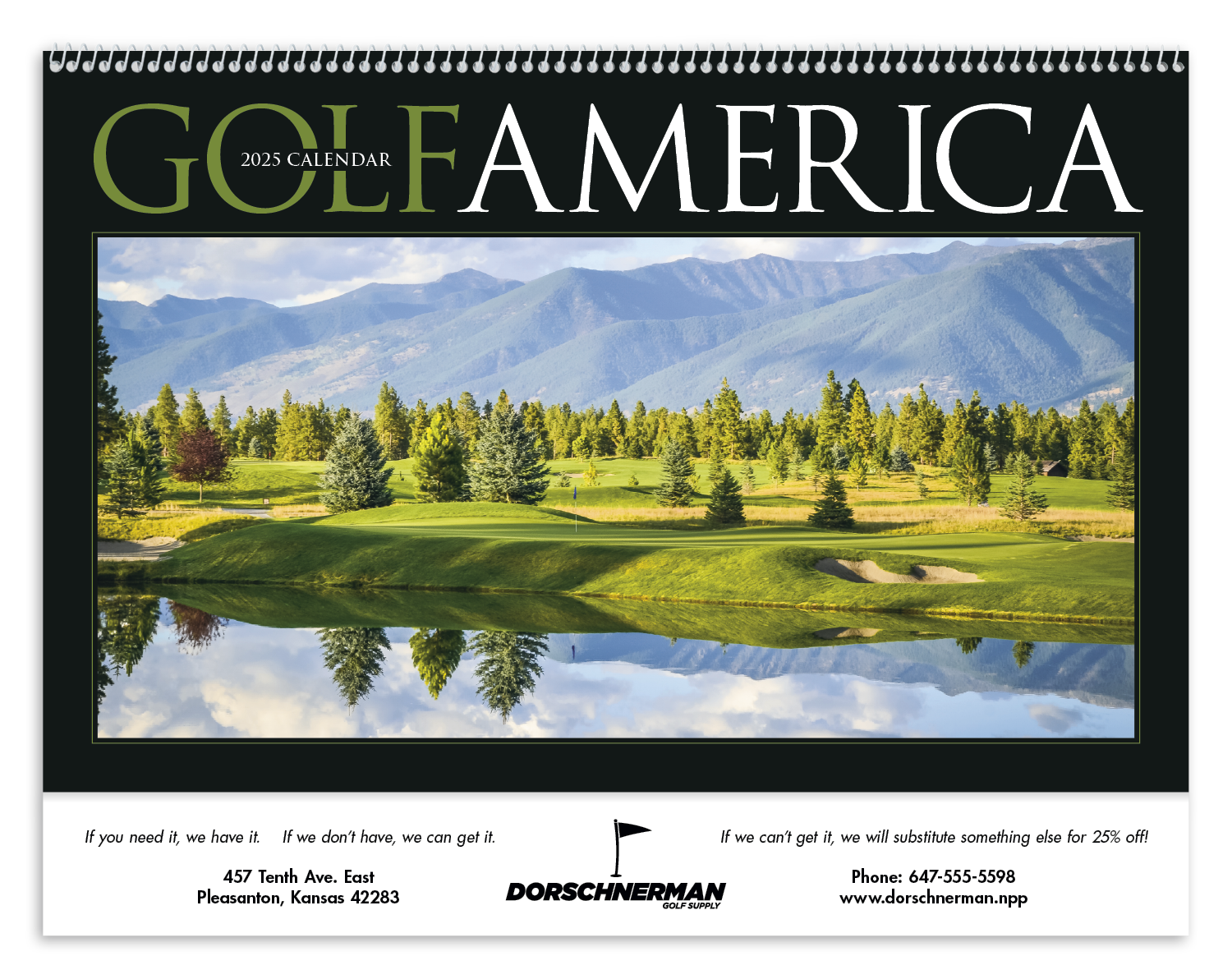 Triumph® Calendars Golf America Calendar 5
