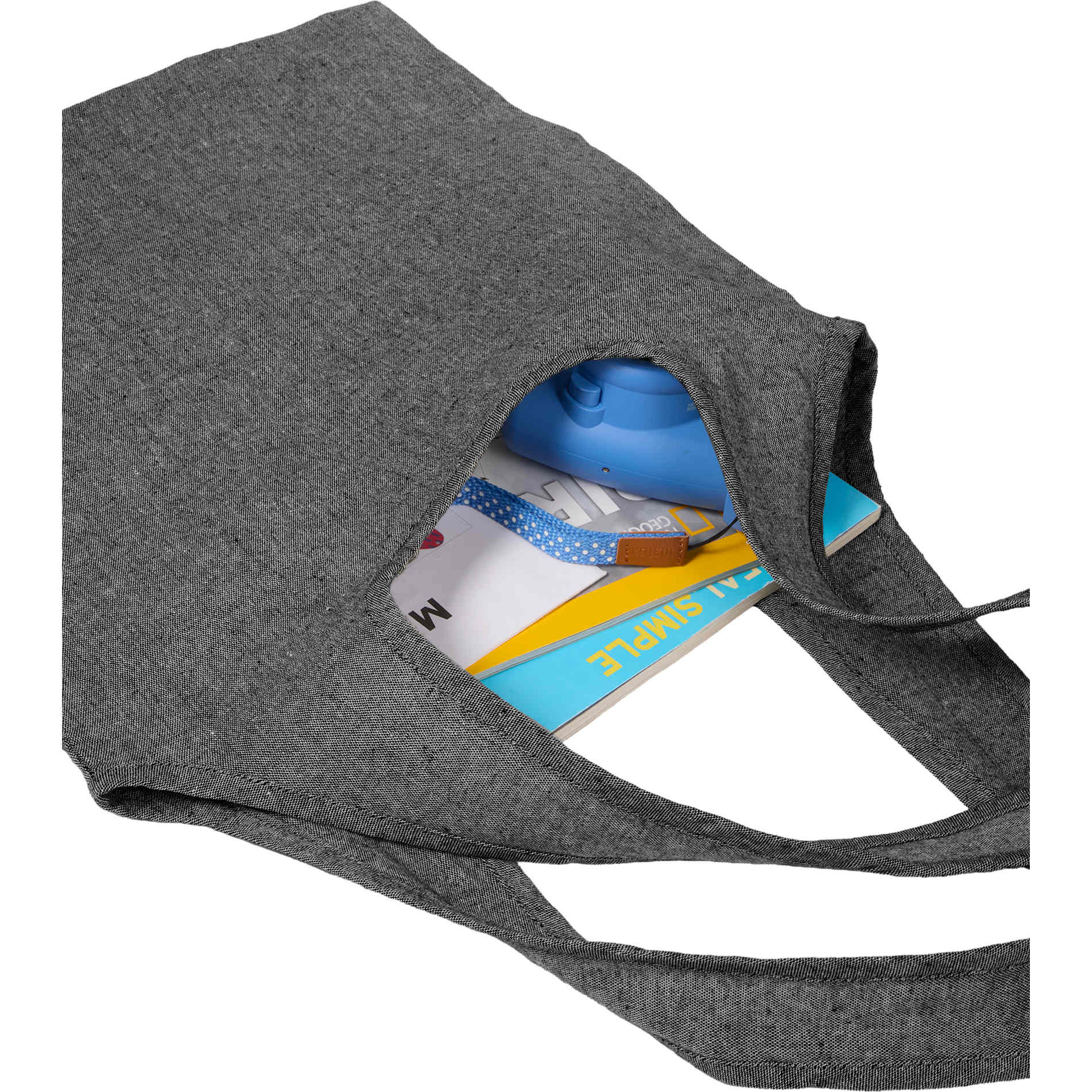 Bungalow 5oz Recycled Cotton Twill Shopper Tote 92