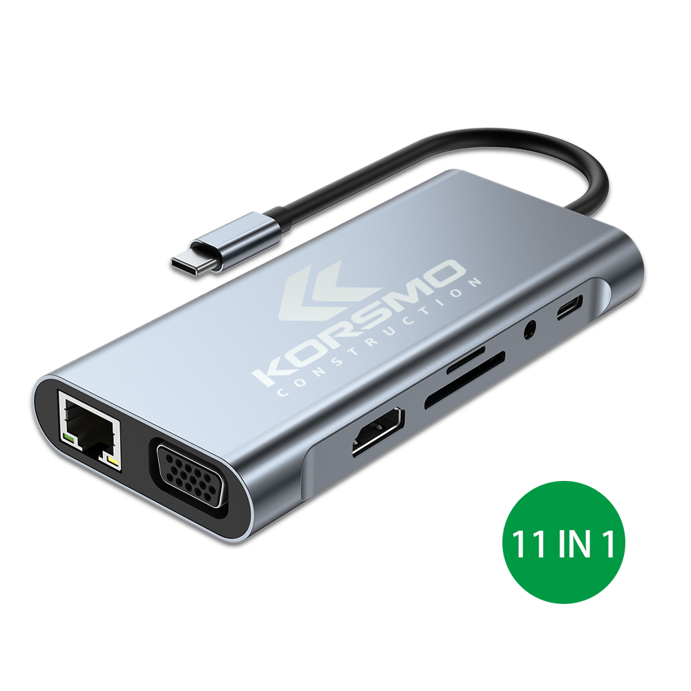 Ceres 11-in-1 Laptop Docking Station 9