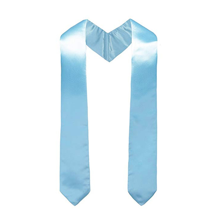Graduation Unisex Plain Graduation Stole Academic Commencements Sash 50"x4.71" 11