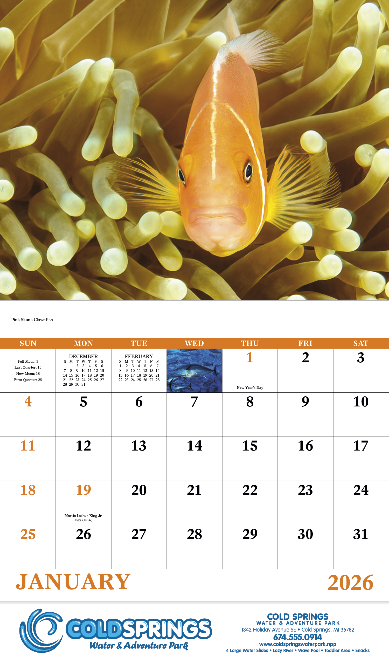 Good Value™ Ocean Glory - Stapled Calendar 10