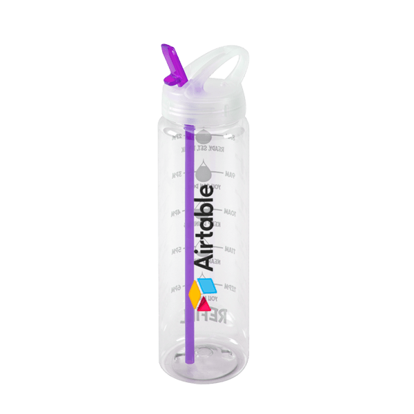 Water Bottle with Flip Up Spout & Hydration Mark  - 32 Oz. 14
