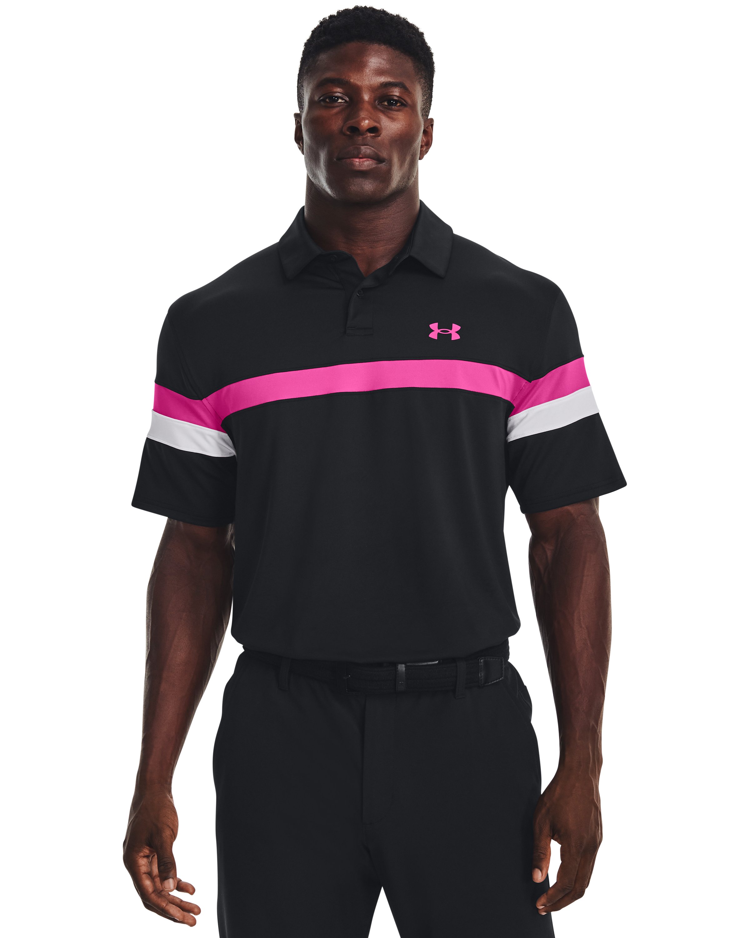 Men's UA Tee To Green Colorblock Polo 5