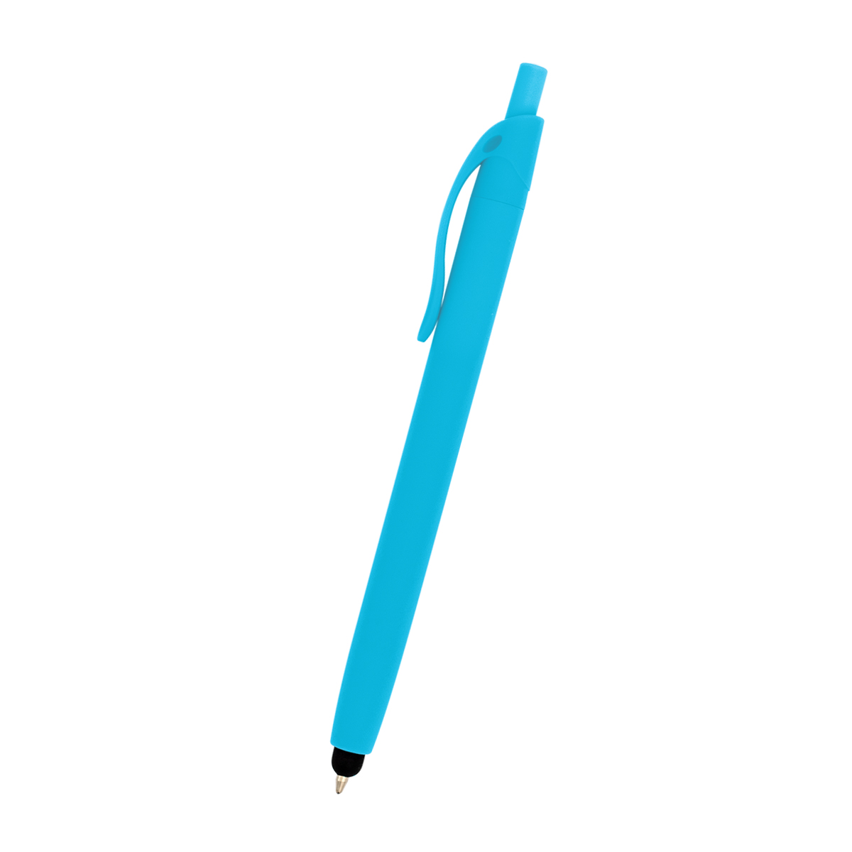 Zinnia Rubberized Pen With Stylus 7