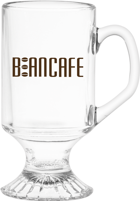 10 oz. Irish Coffee Mug - Deep Etched