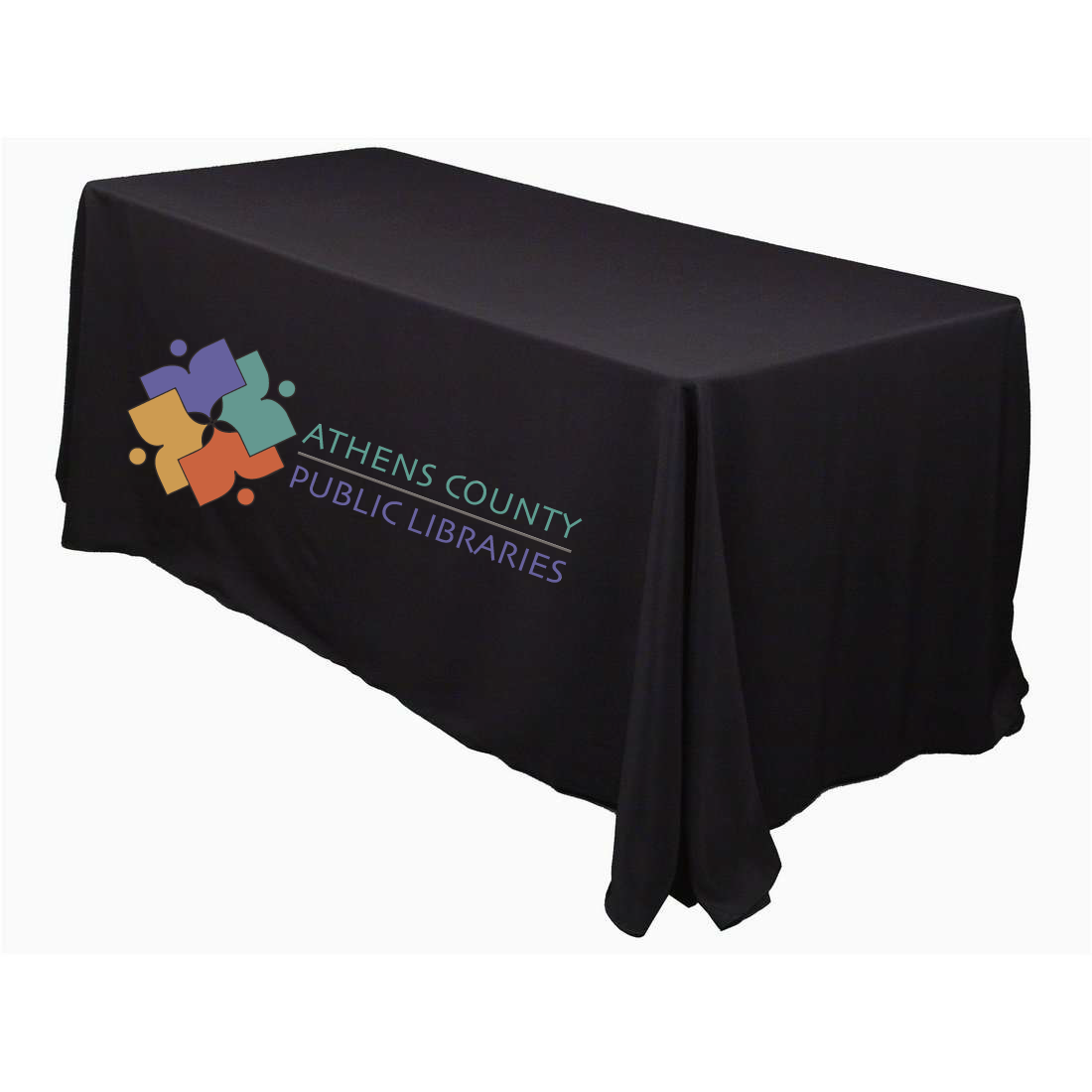 Draped 6 ft. Table Throw