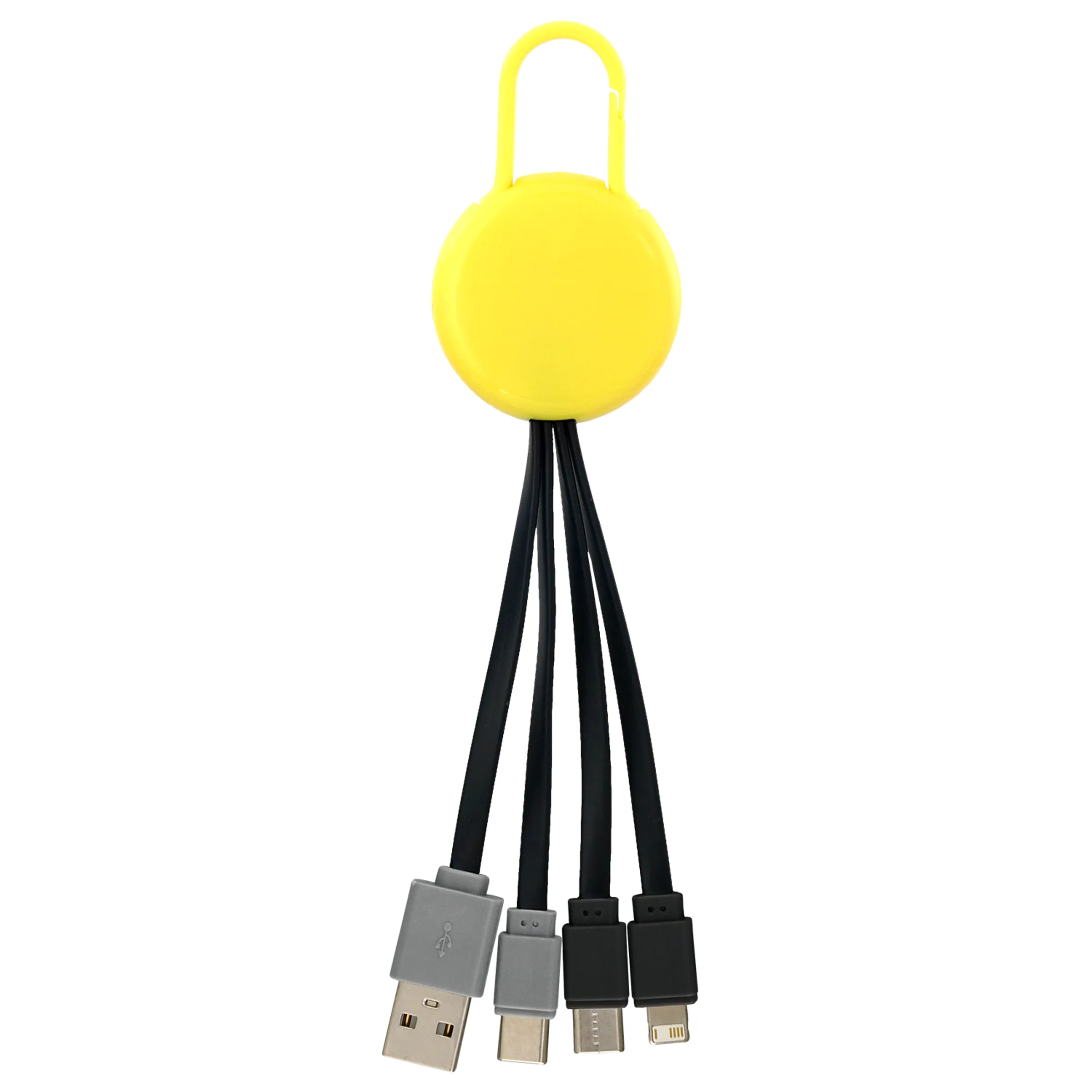 COLORFUL CLIP DUAL INPUT 3 IN 1 CHARGING CABLE 32