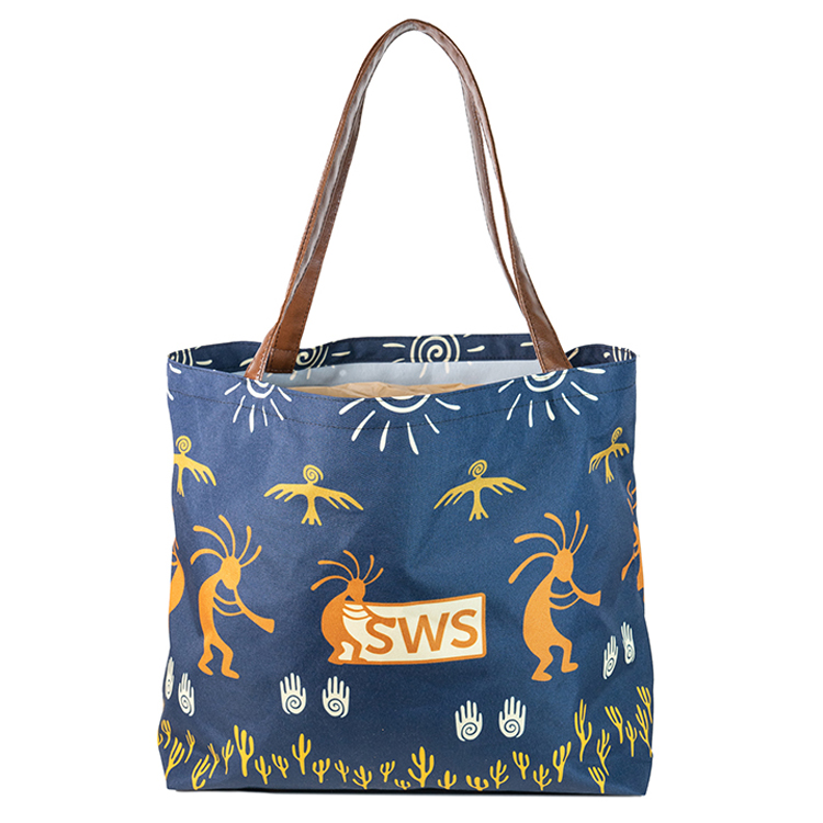 Large Bottom Gusset Tote (15.5"H x 22"W x 6"D) 3