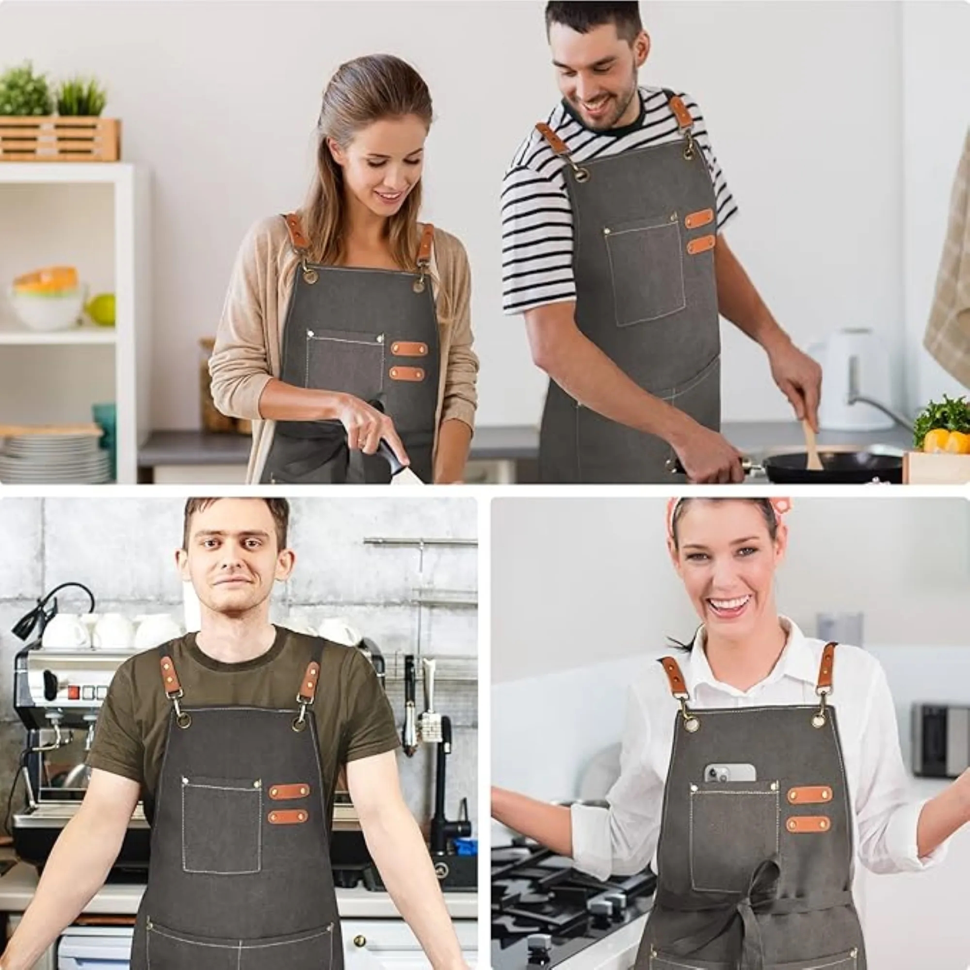 Multi Functional Breathable Thick Canvas Apron 4