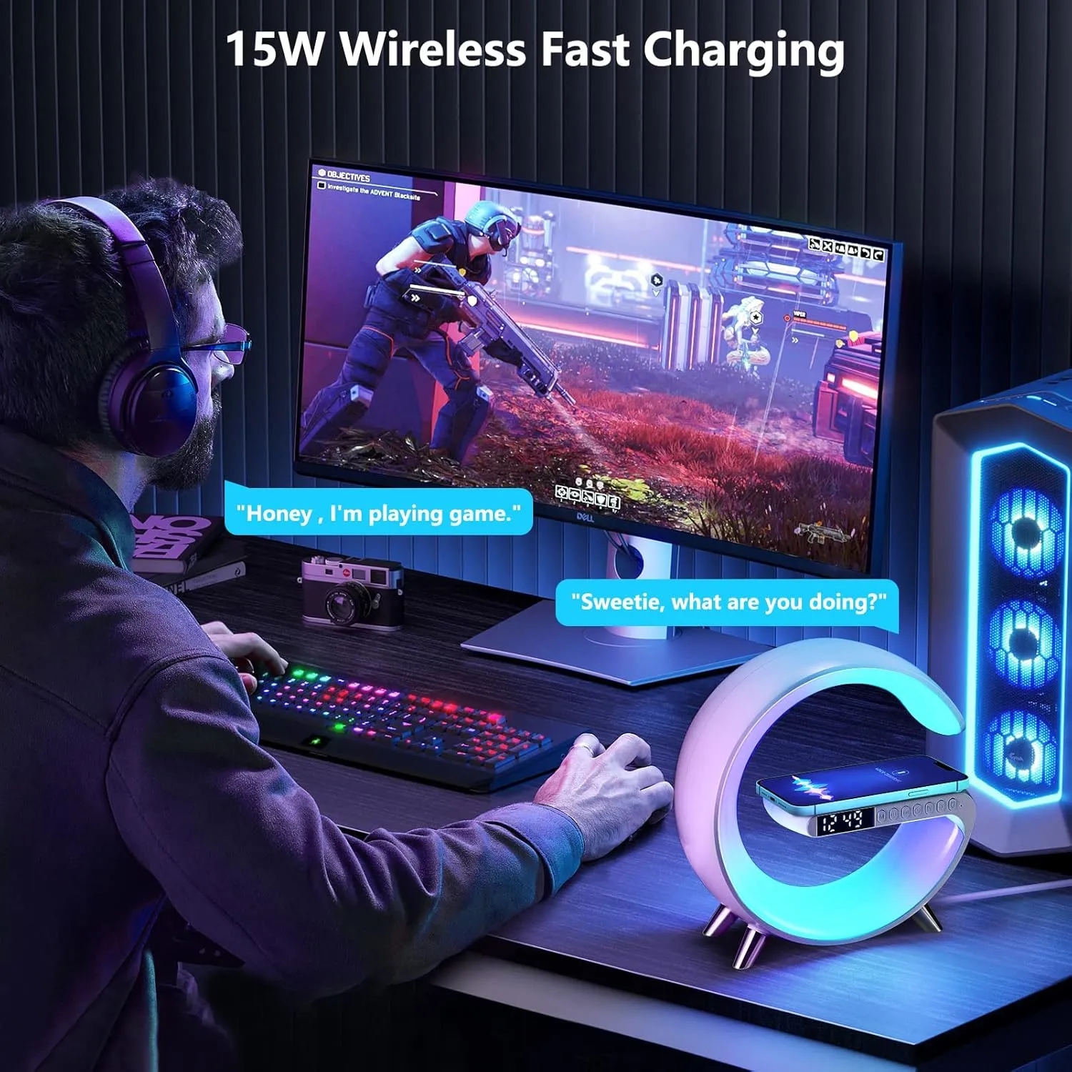 Wireless Charger Atmosphere Lamp 10