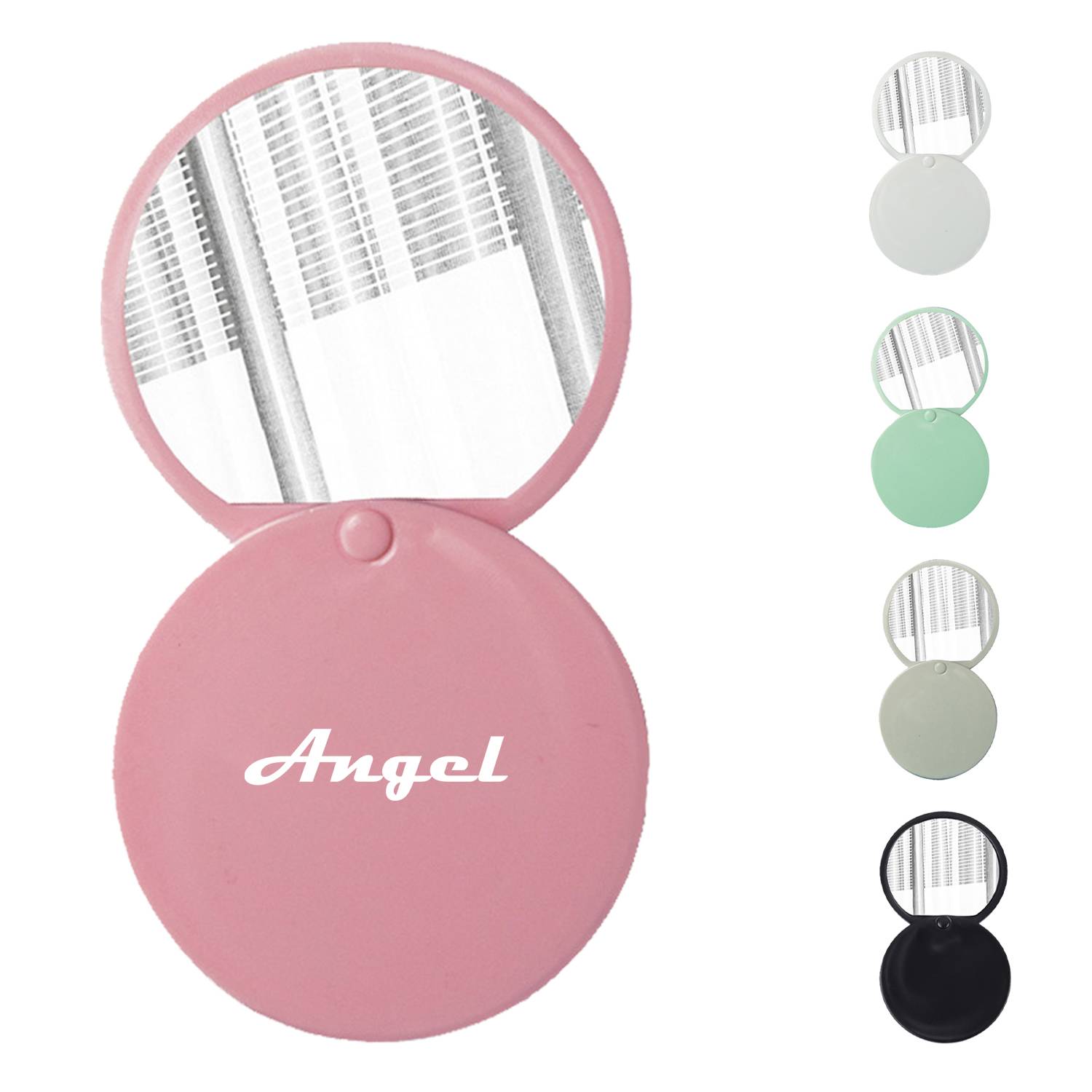 Round Portable Folding Small Mirror 9
