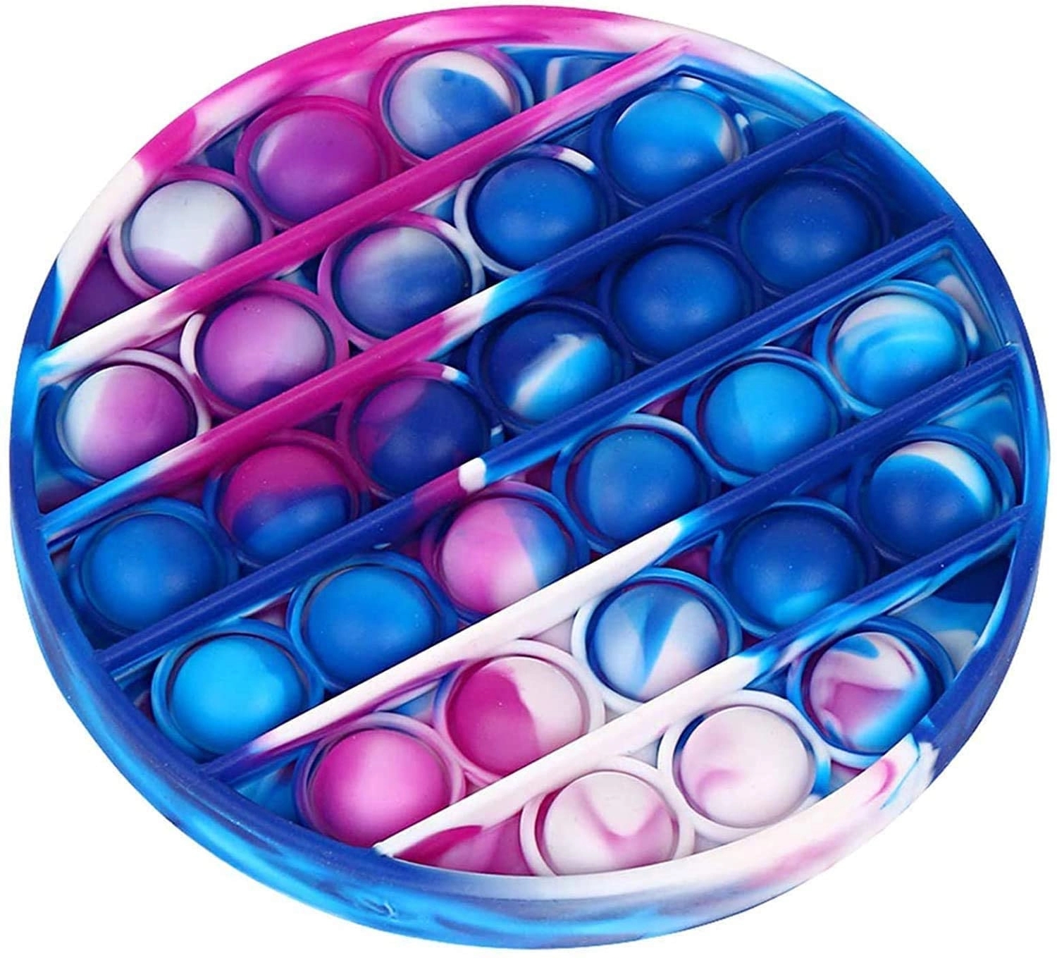Round Push Bubble Fidget Sensory Toy 4