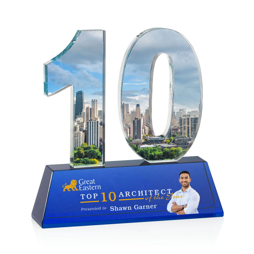 Milestone Optical VividPrint™ Award - Blue 3