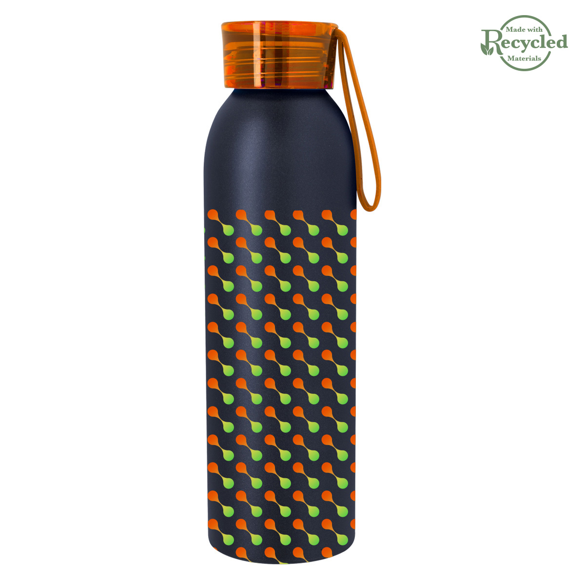 22 Oz. Full Color Darby Recycled Aluminum Bottle, custom water bottle with logo imprint 19