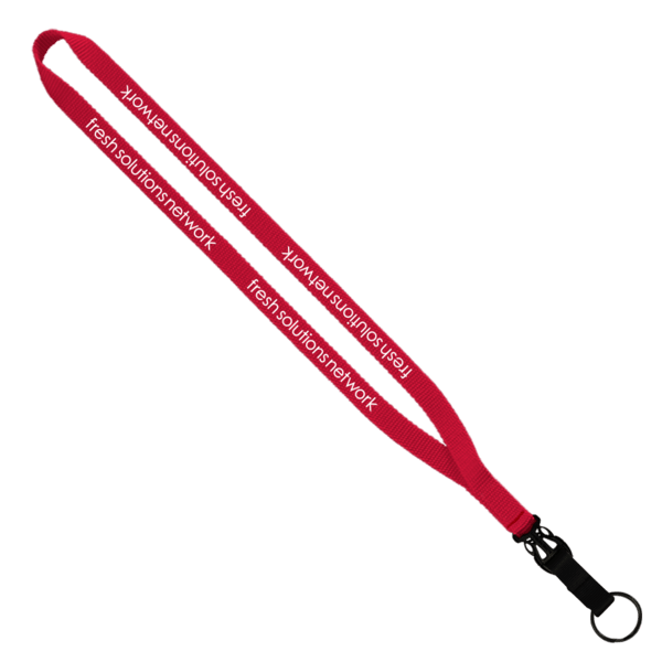1/2" Smooth Nylon Slide Release Lanyard 59