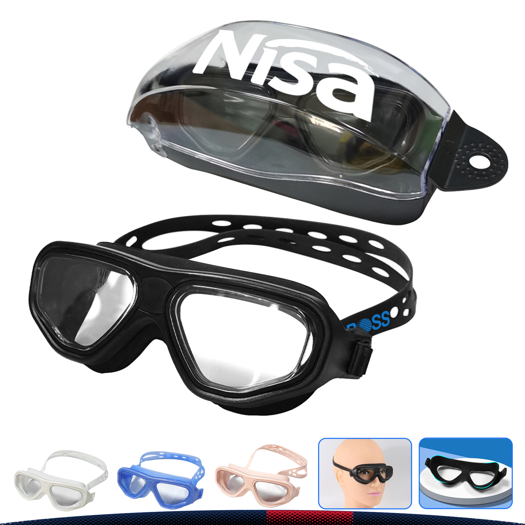 Racoy Adult Swimming Goggles 4