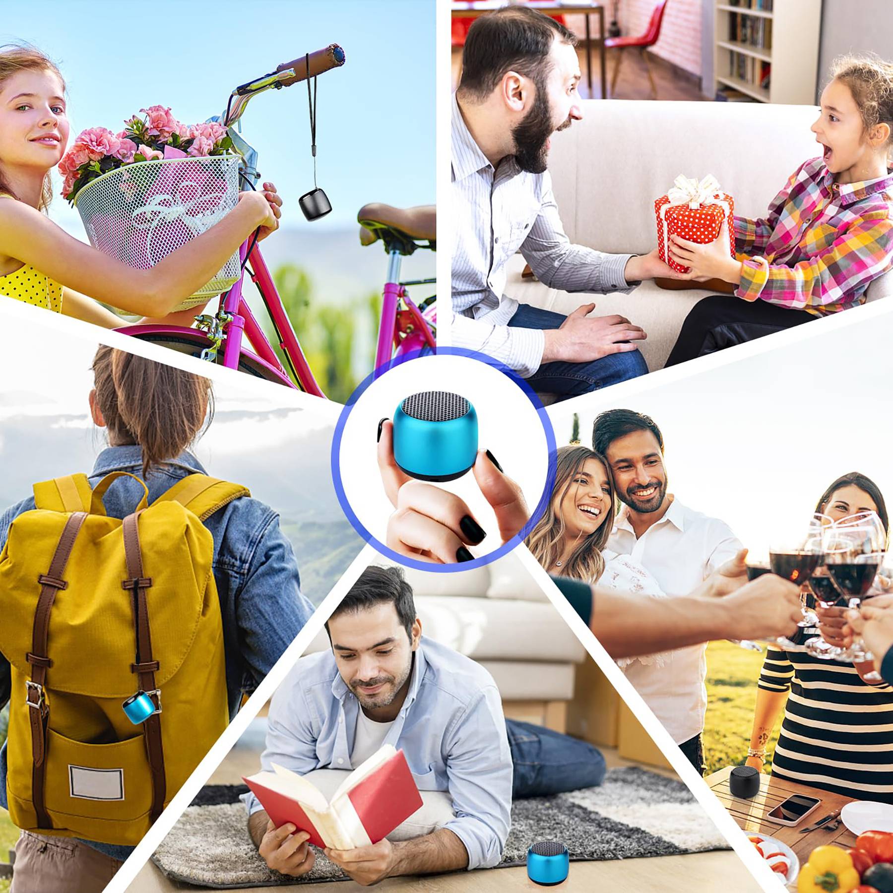 Portable Bluetooth Speakers Wireless with Loud Stereo Sound 3