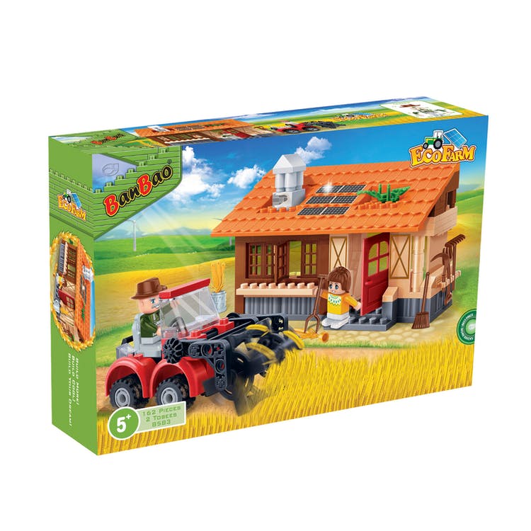 Tractor Interlocking Block Sets - 162 Pieces 3