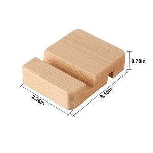 Elegant Wooden Phone And Tablet Stand For Hands Free Viewing And Charging 8