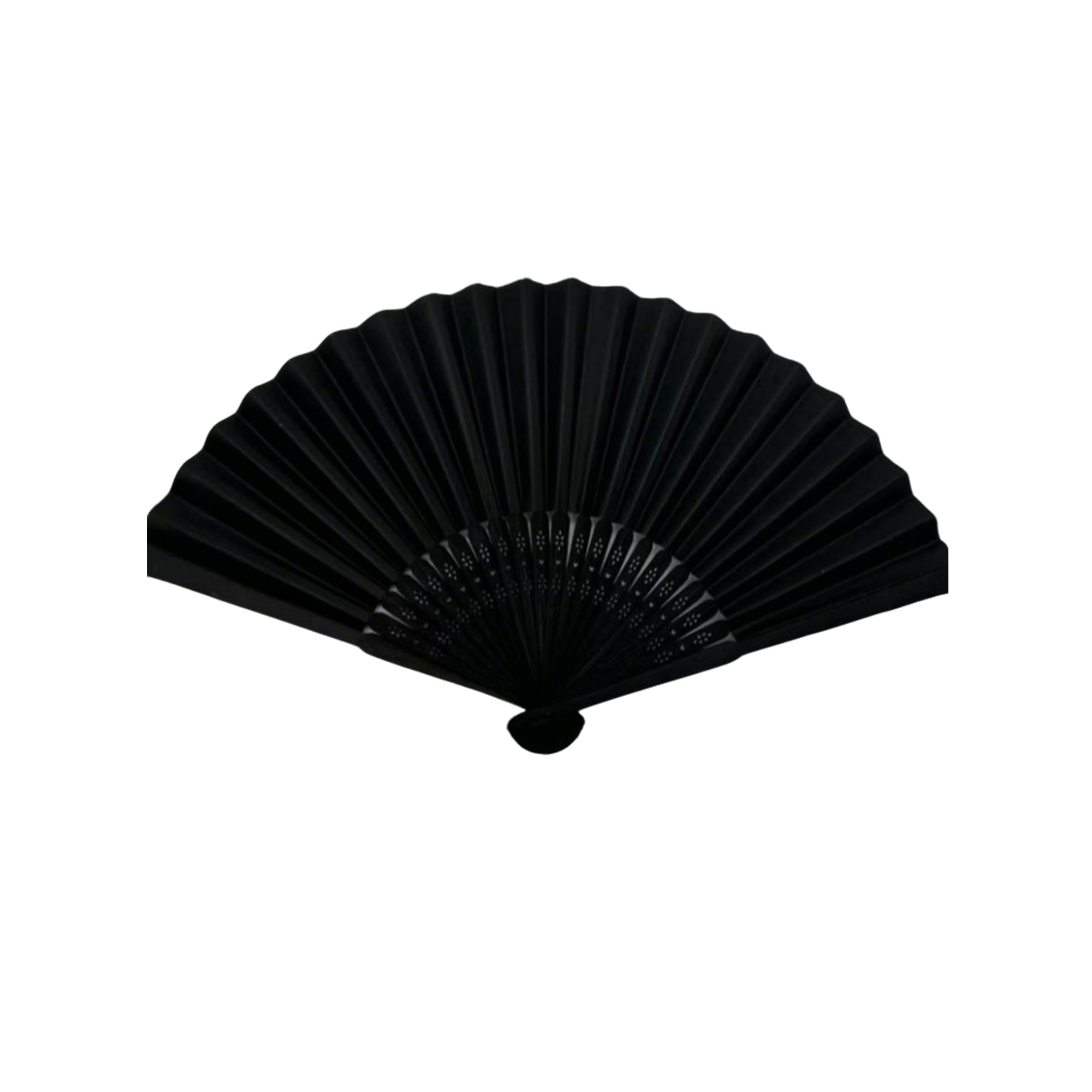 Bamboo Frame Paper Folding Fan Full Color Center Print 3