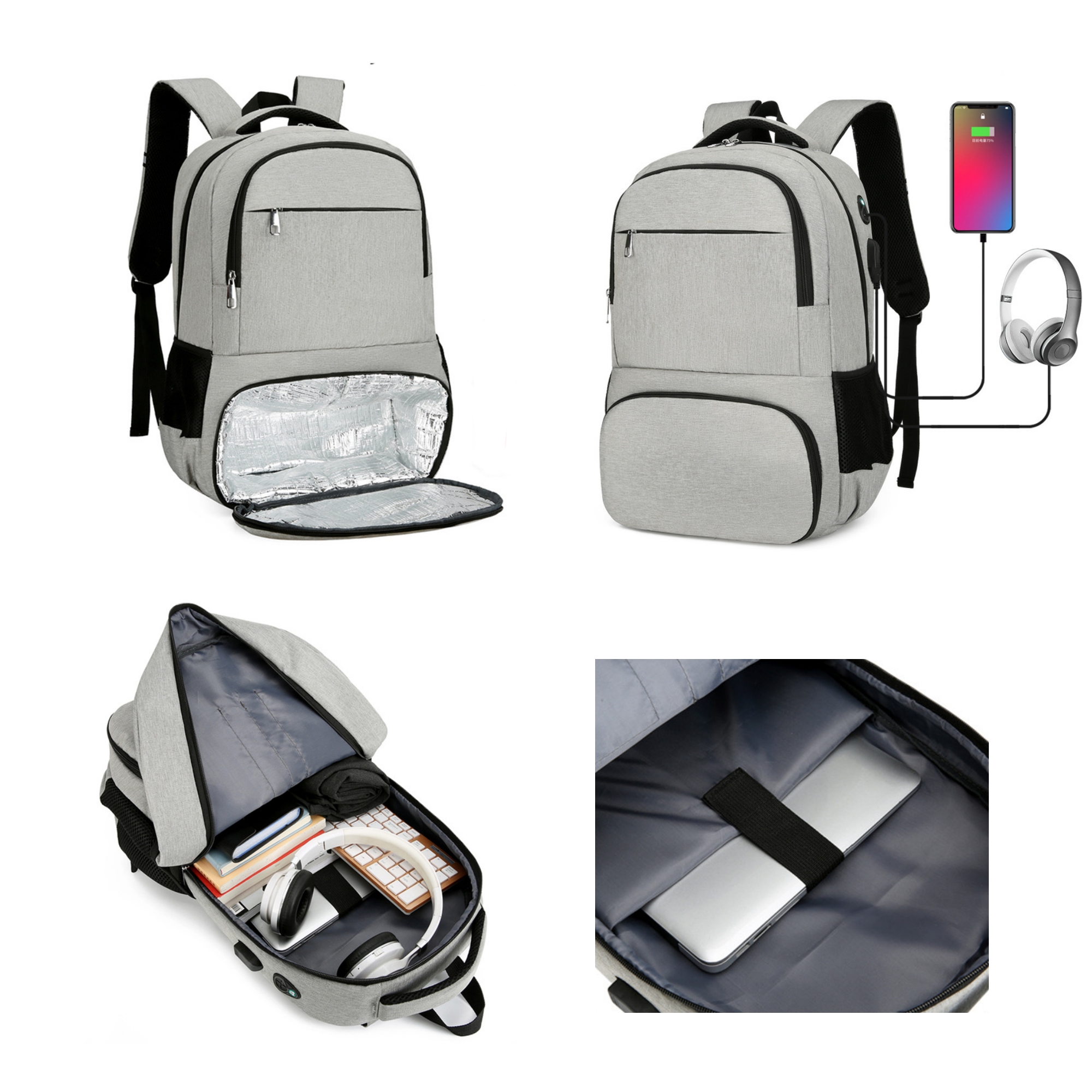 Multifunctional Cooler Backpack Outdoor Travel Camping 4