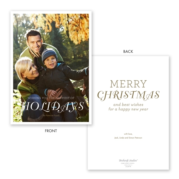 The Happiest of Holidays Christmas Photo Cards 2