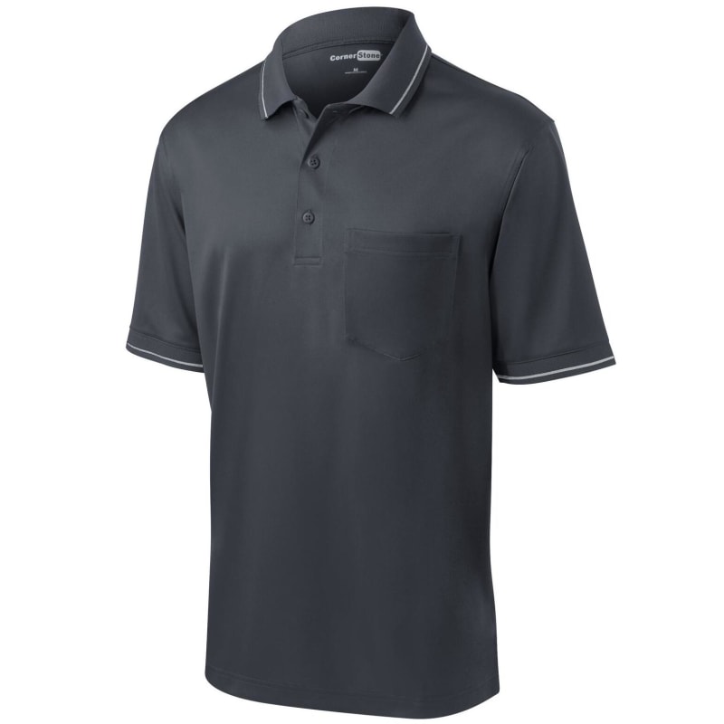 CornerStone Select Snag-Proof Tipped Pocket Polo. 27