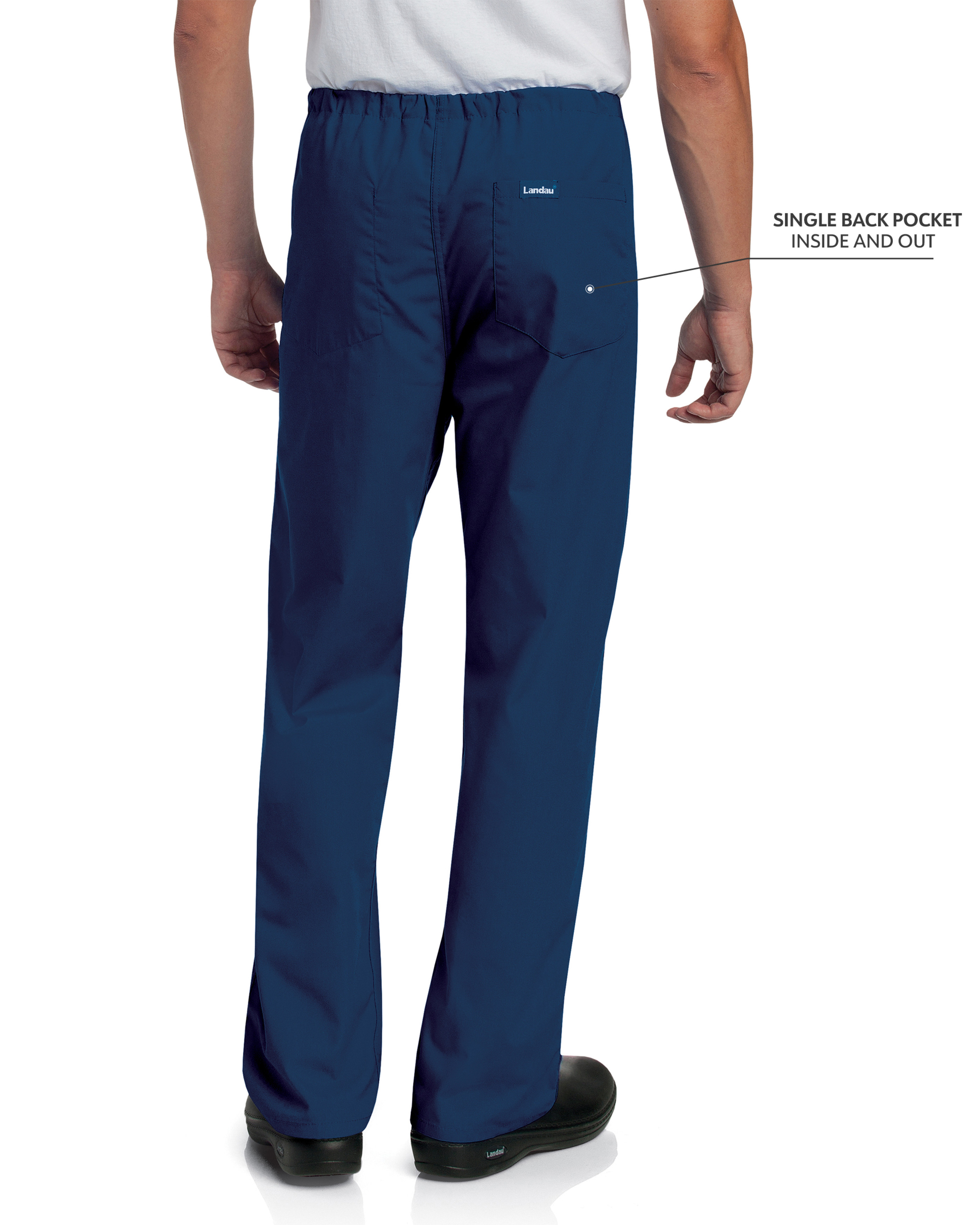 Landau - Essentials - Unisex One-Pocket Reversible High-Rise Waist Pant 35