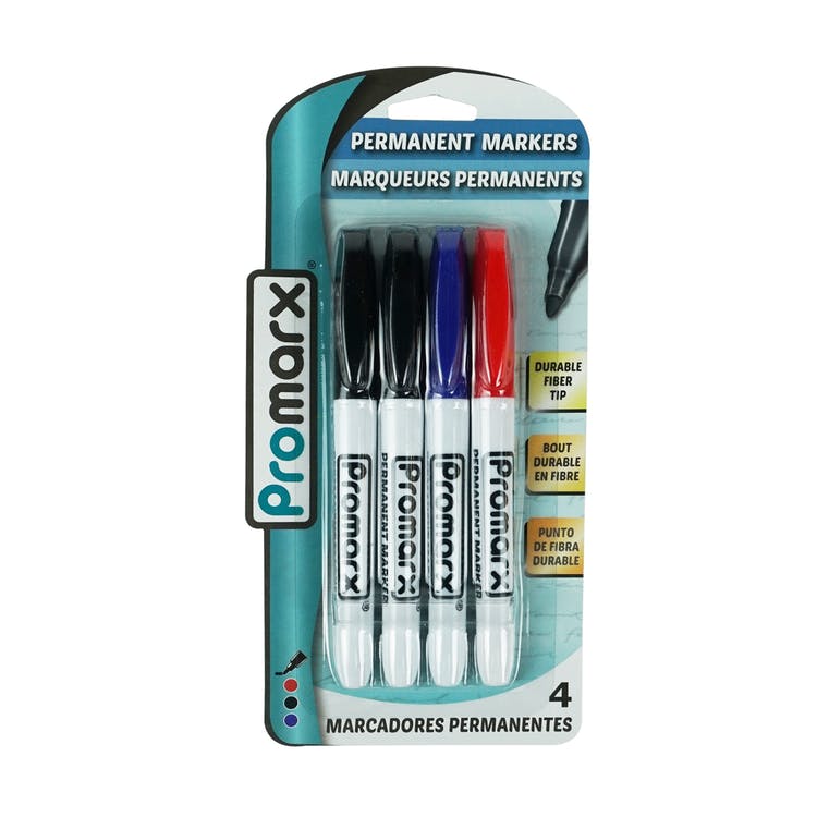 Permanent Markers - Assorted 4 Pack 2