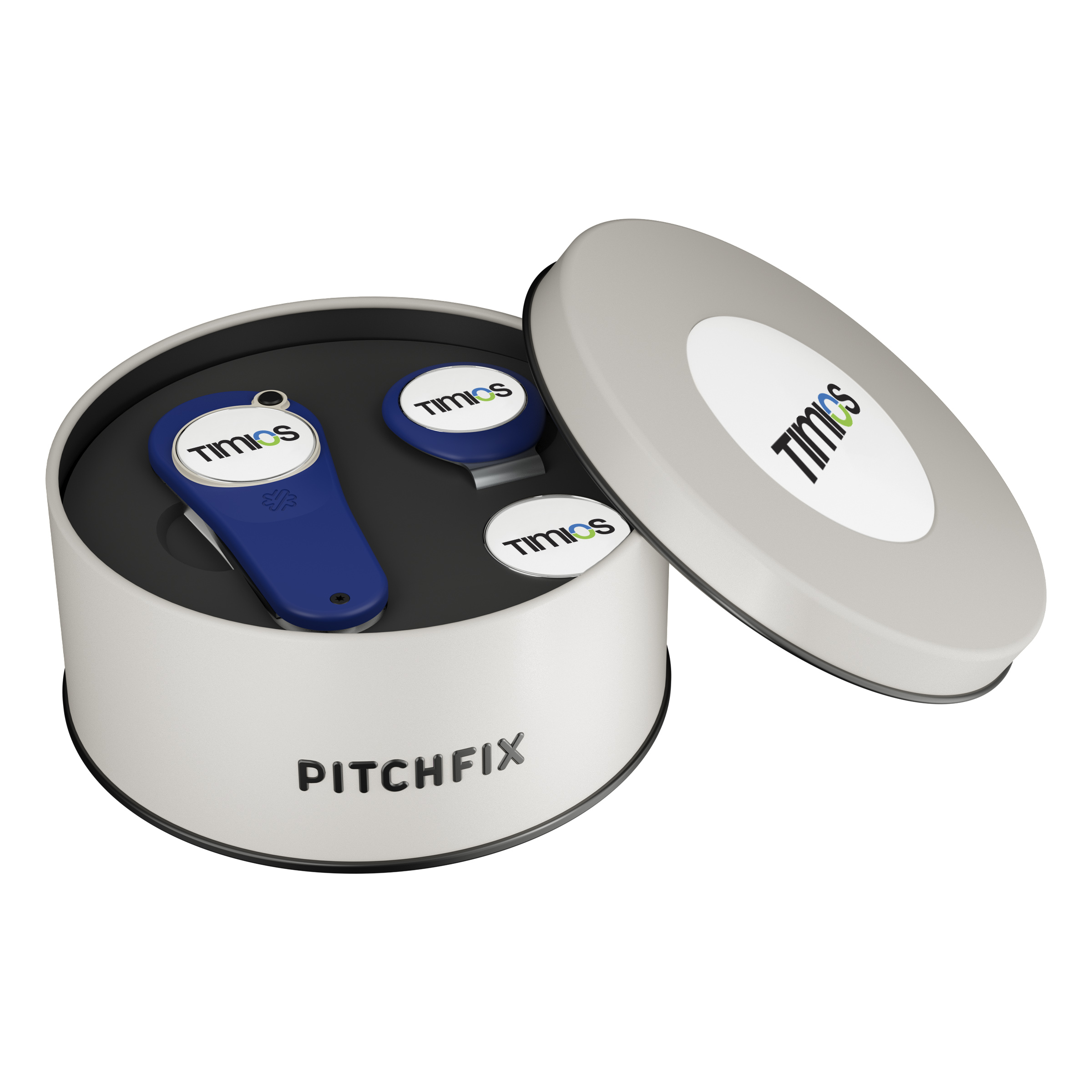 Pitchfix Original 2.5 Golf Divot Tool Deluxe Gift Set w/ Hat Clip 3